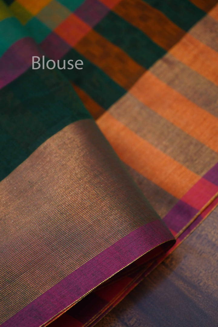 MULTI COLOR PURE SILK COTTON - Queens Jewel Emporium