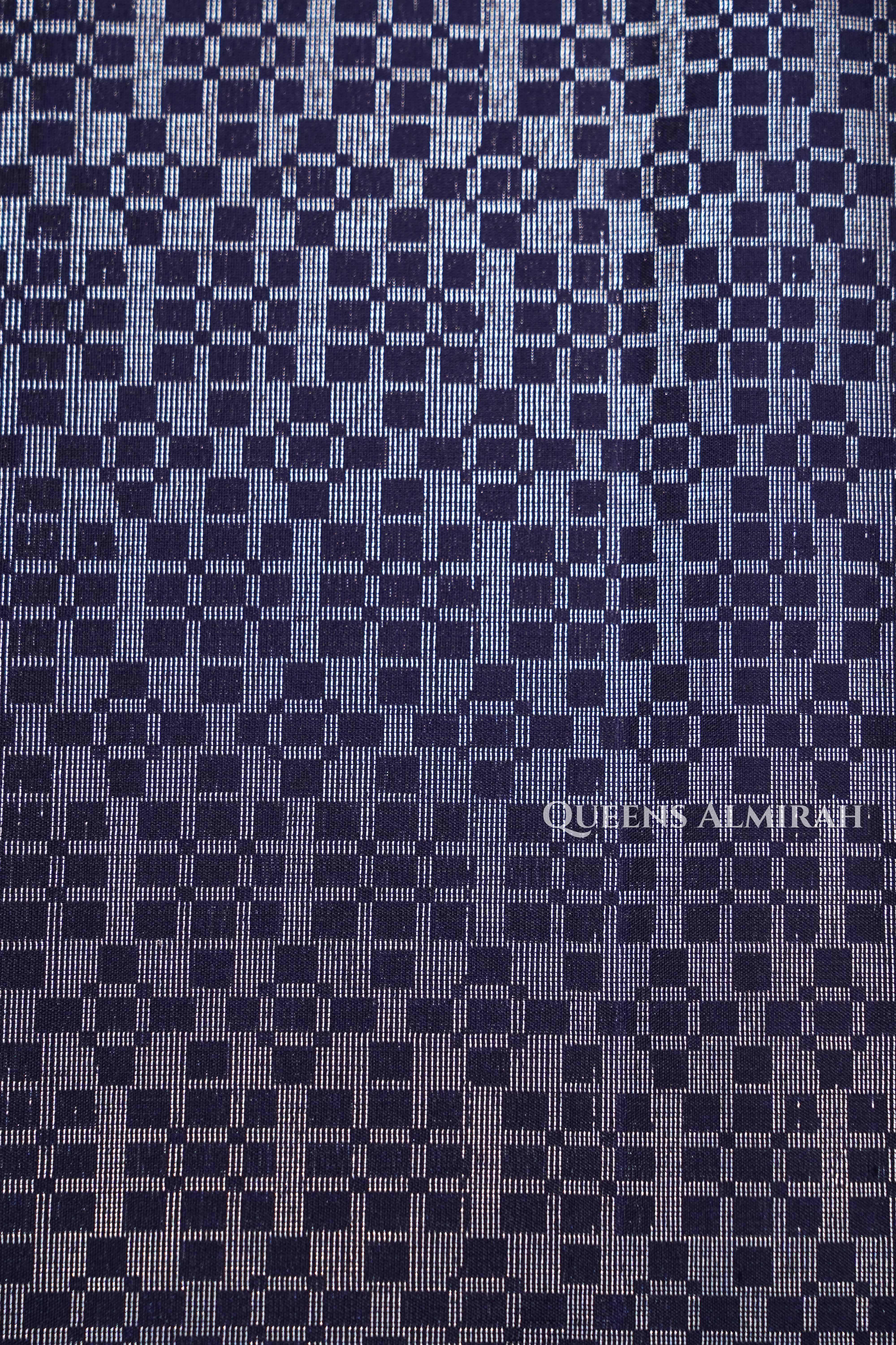 Dark Purple Pure Soft Silk Saree