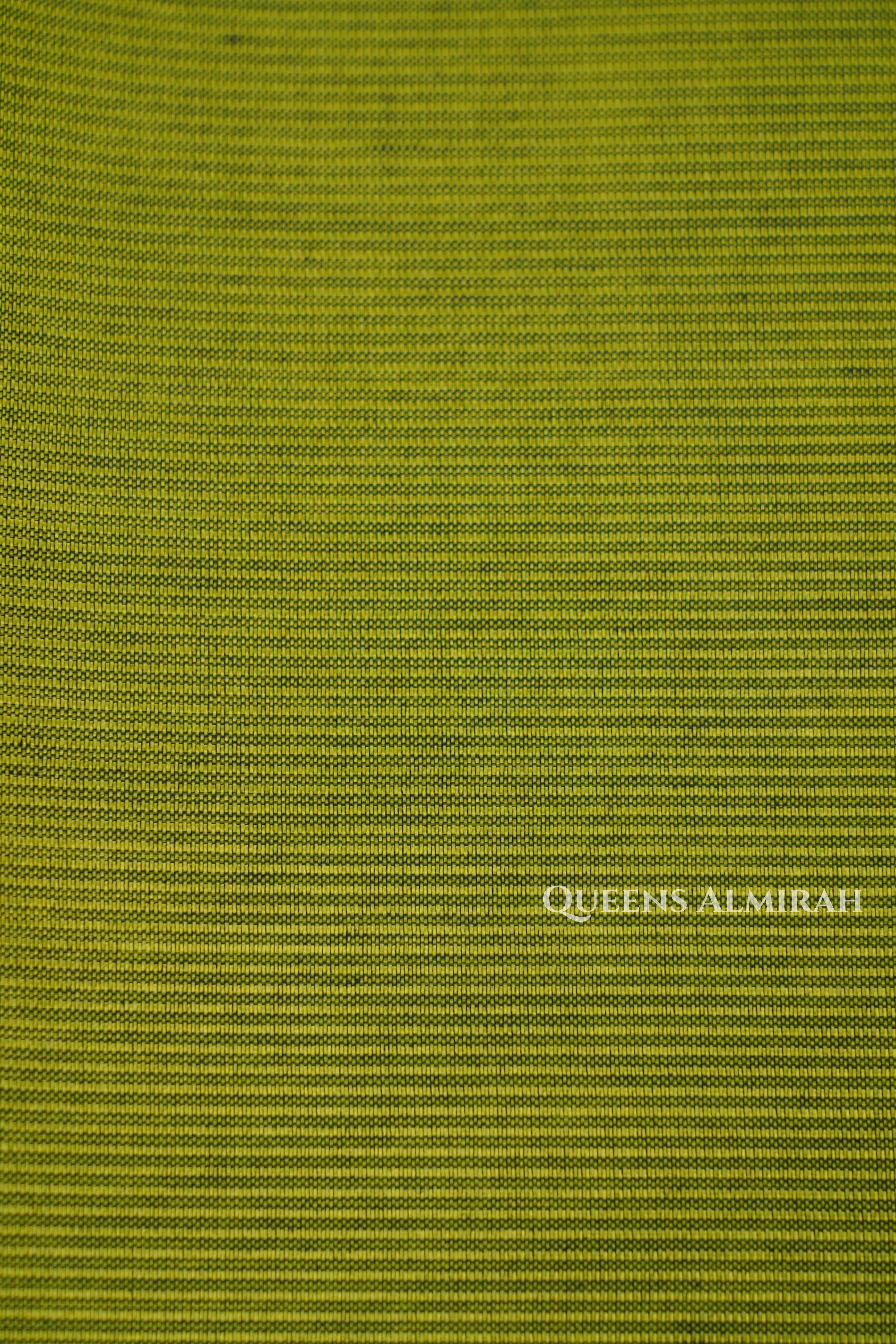 Yellowish Green Mangalgiri Saree