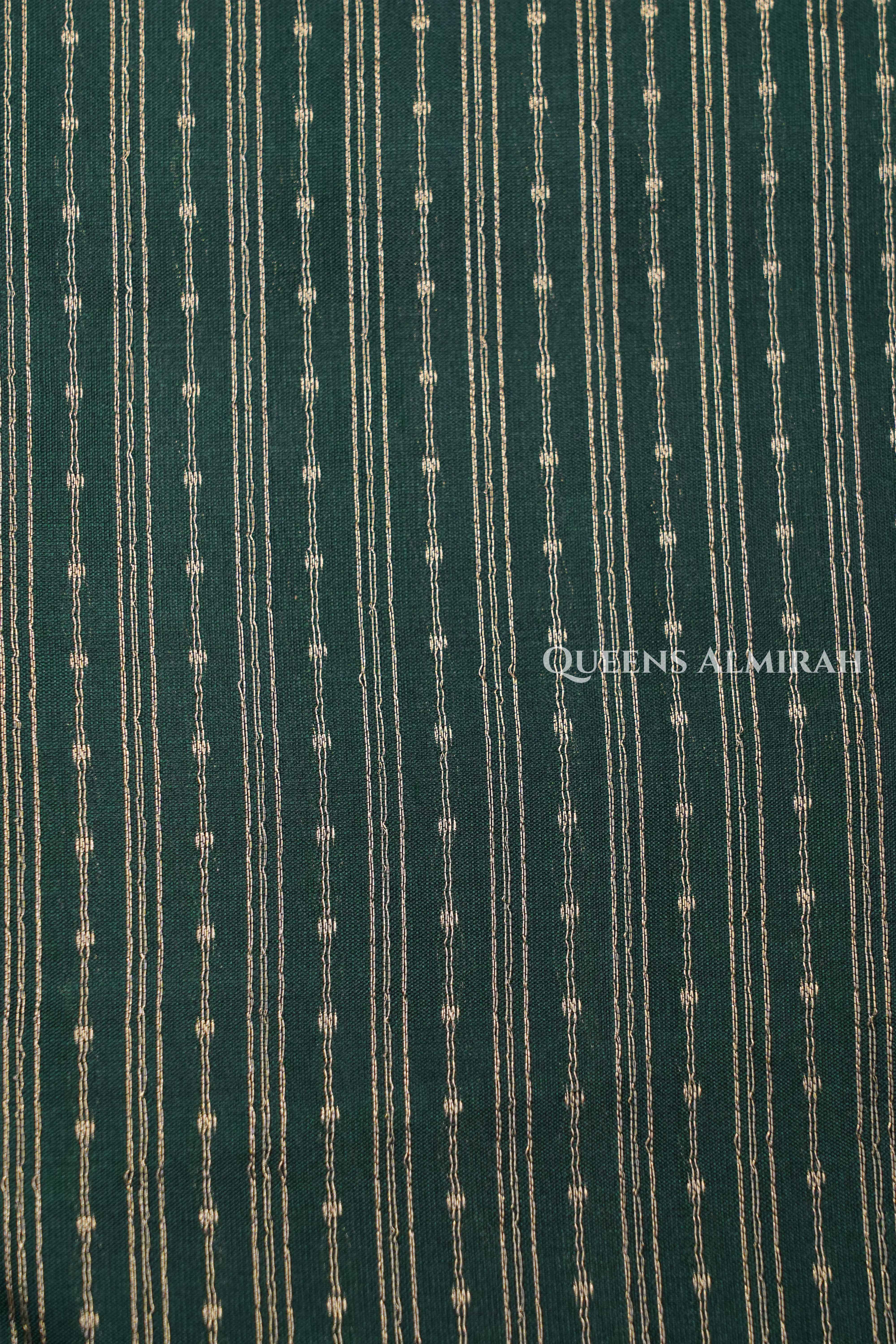 Dark Green Pure kanchivaram Silk Saree