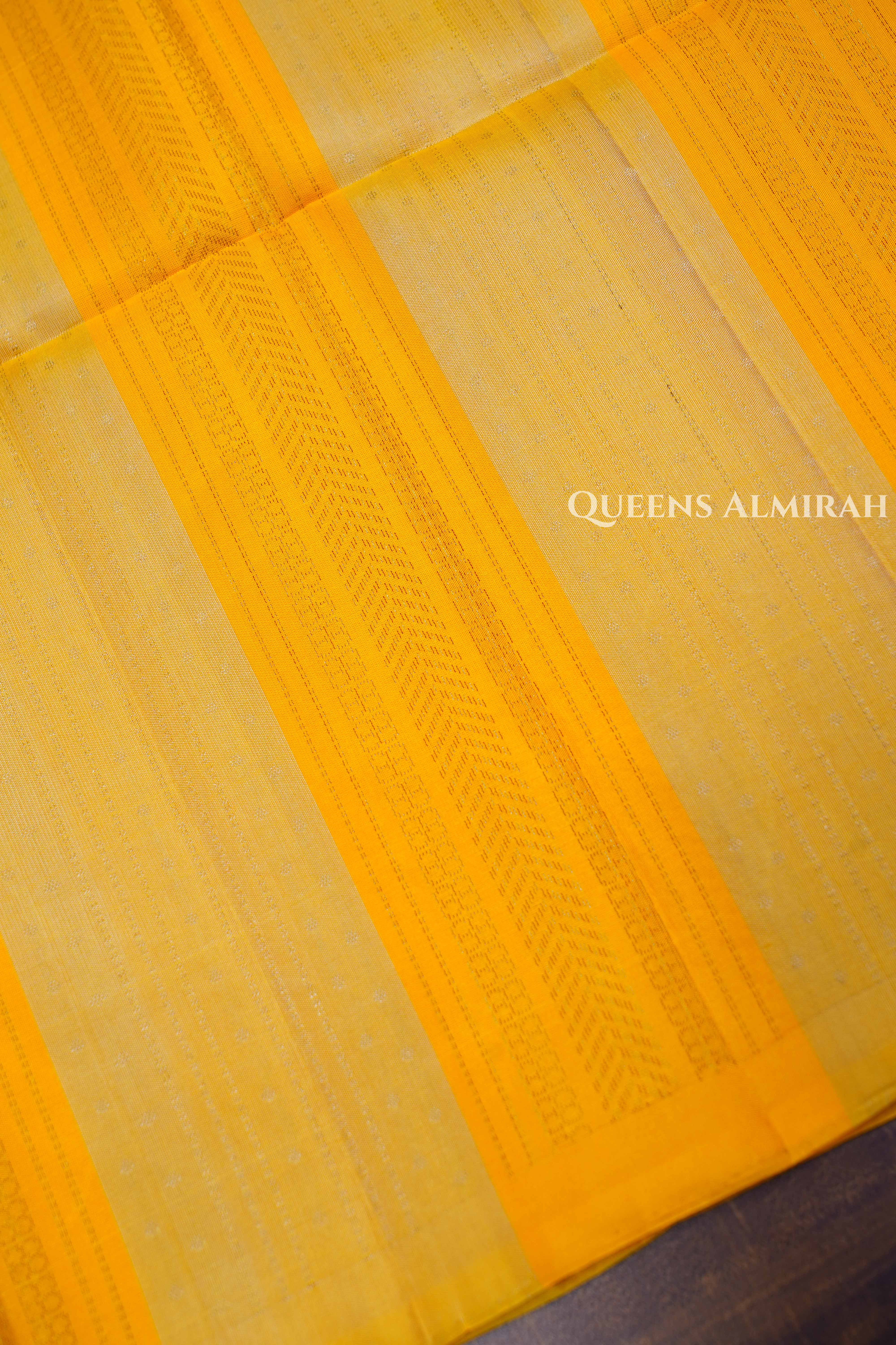 Mango Yellow Pure Soft Silk Saree