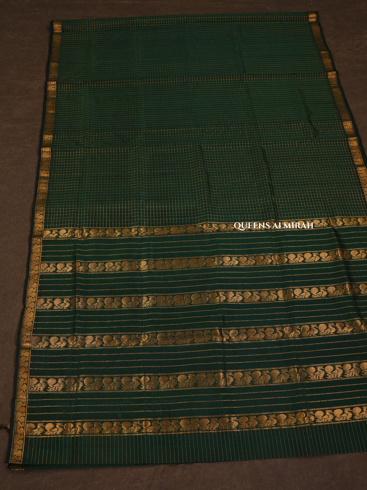 Green Pure Silk Cotton Saree