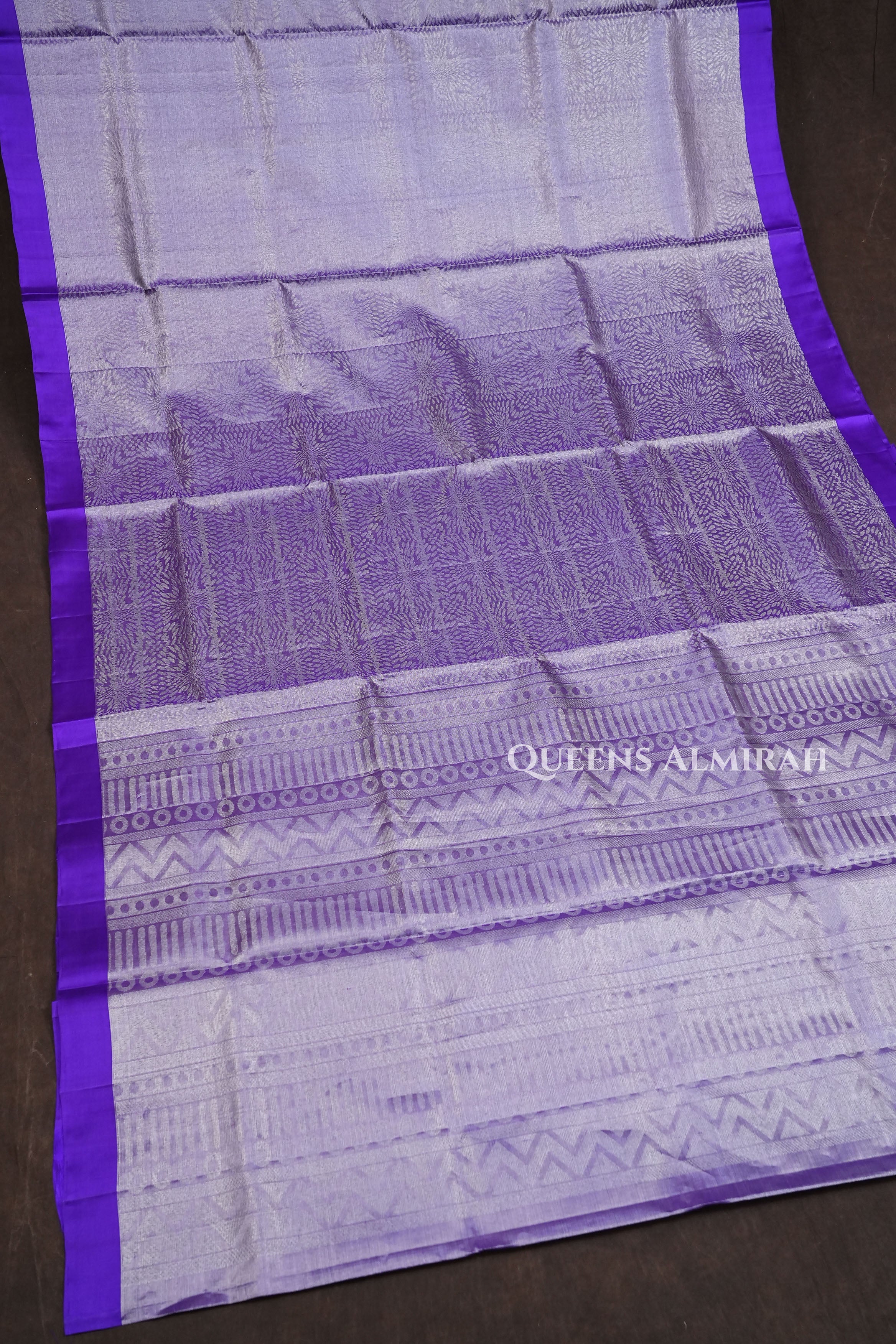 Lavender Tissue Soft Silk Saree