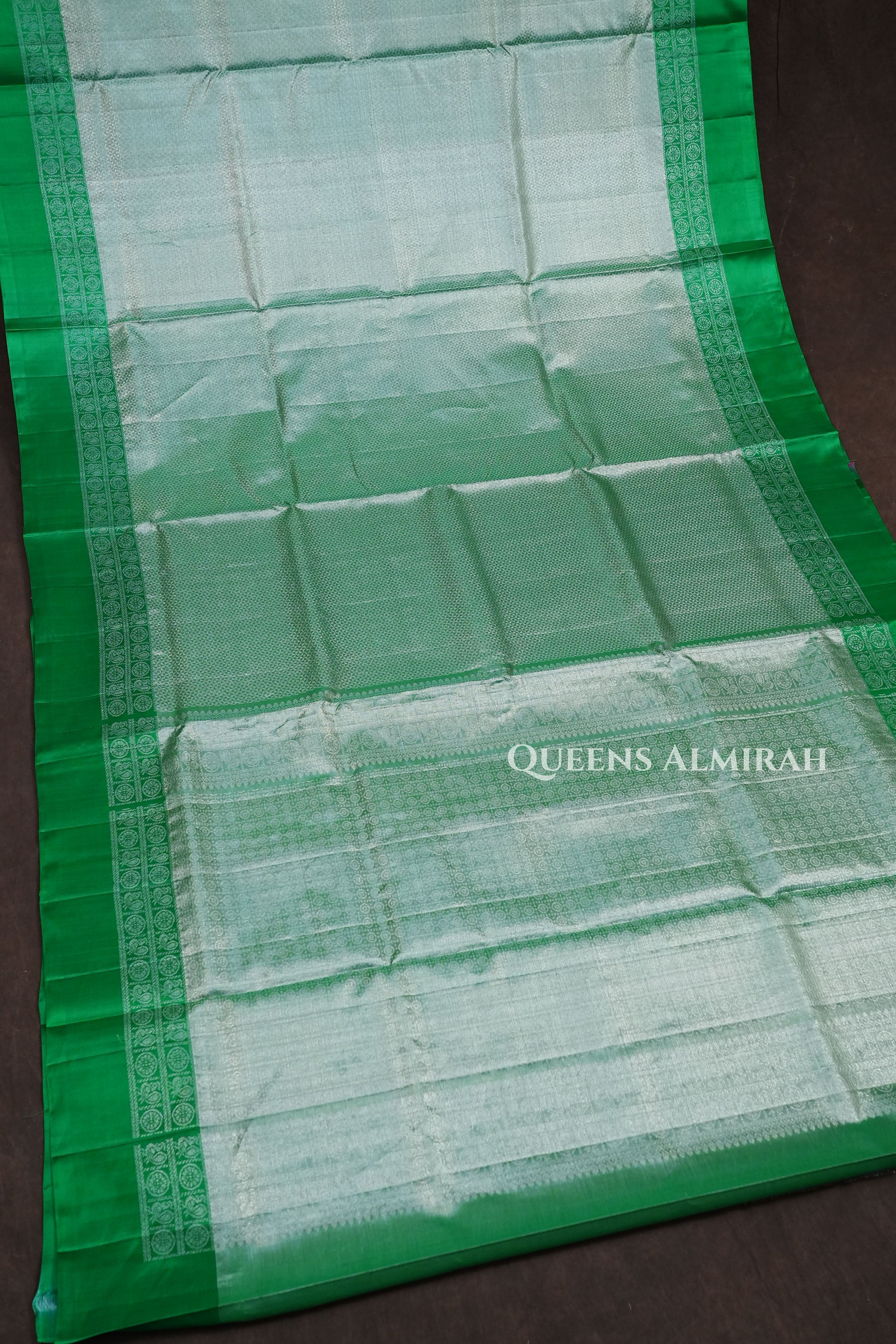 Green Jamindharani Tissue Soft Silk Saree