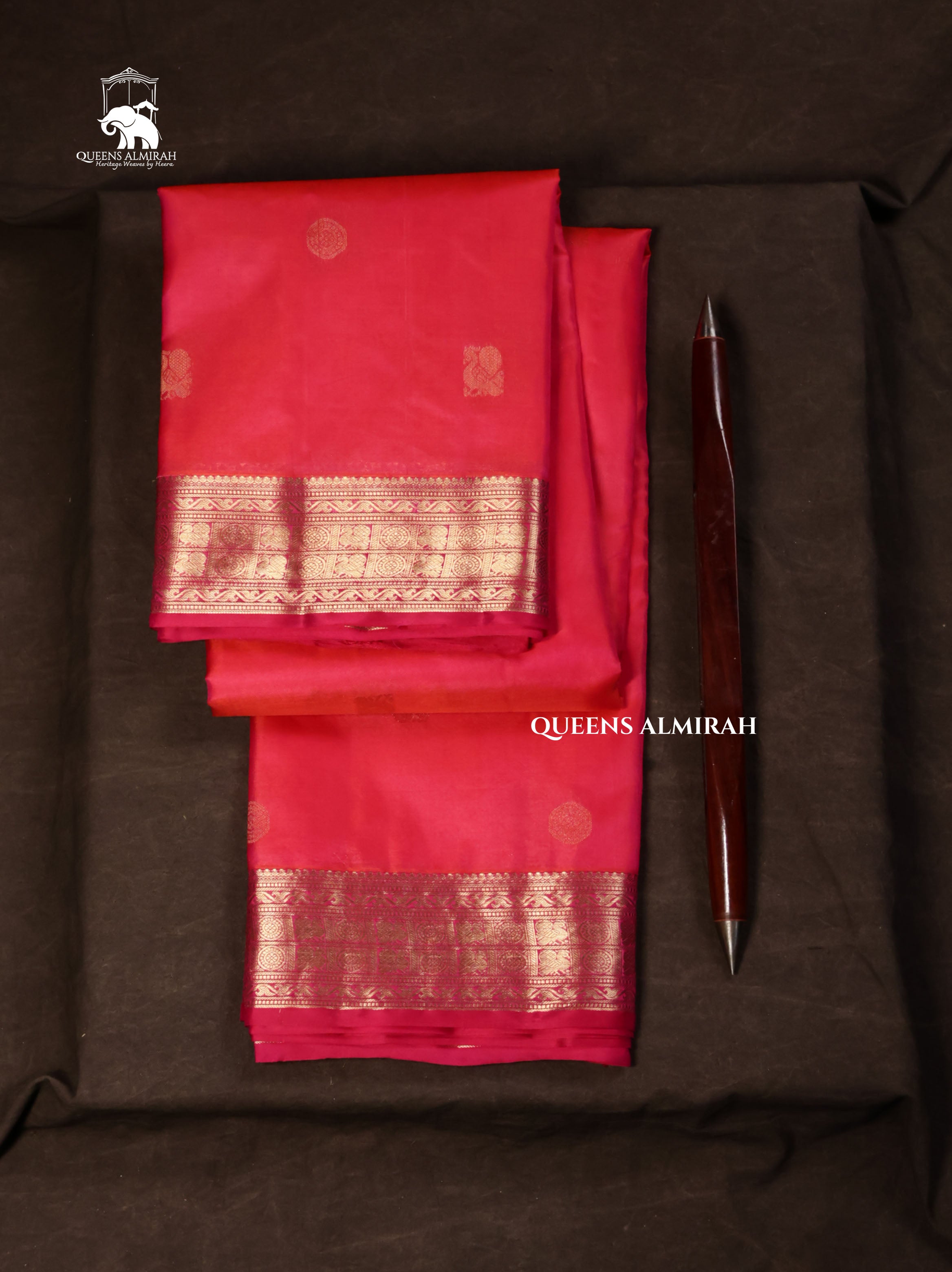 Pink Pure Kanchivaram Silk Saree