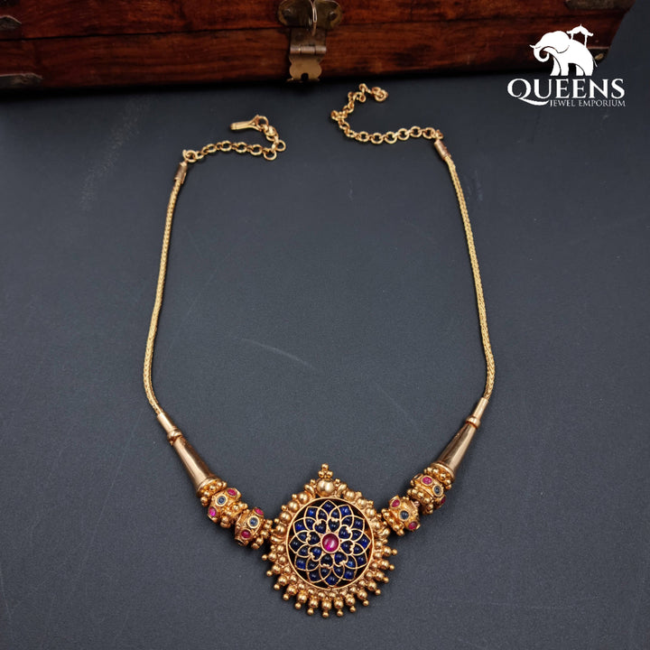 VAANATHI KEMP NECKLACE - Queens Jewel Emporium