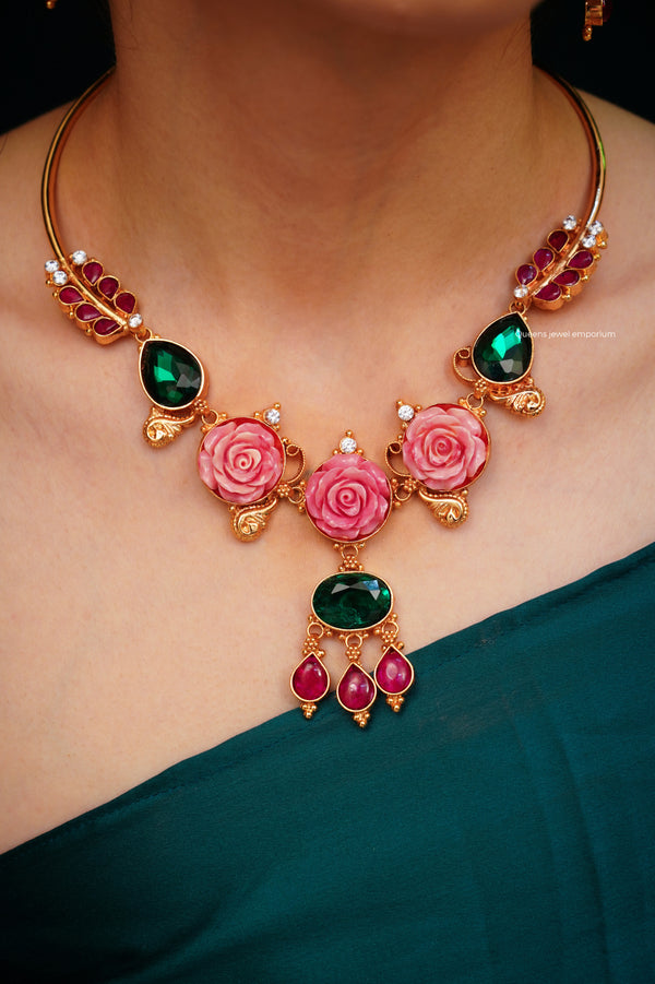 MILA - ROSA NECKLACE - Queens Jewel Emporium