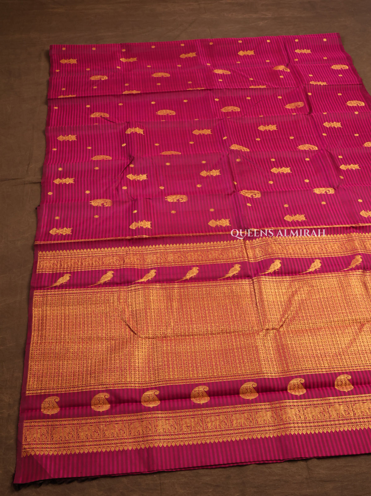 Purple Pure Kanchivaram Silk Saree