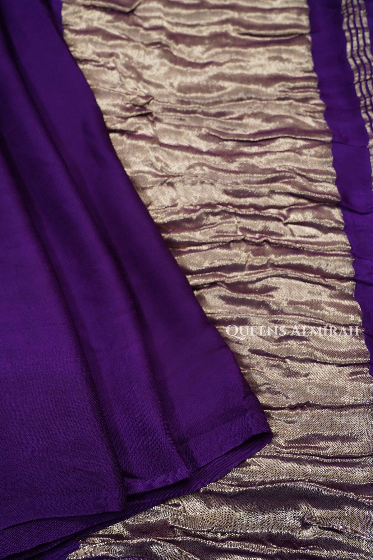 Purple  Modal Silk Saree