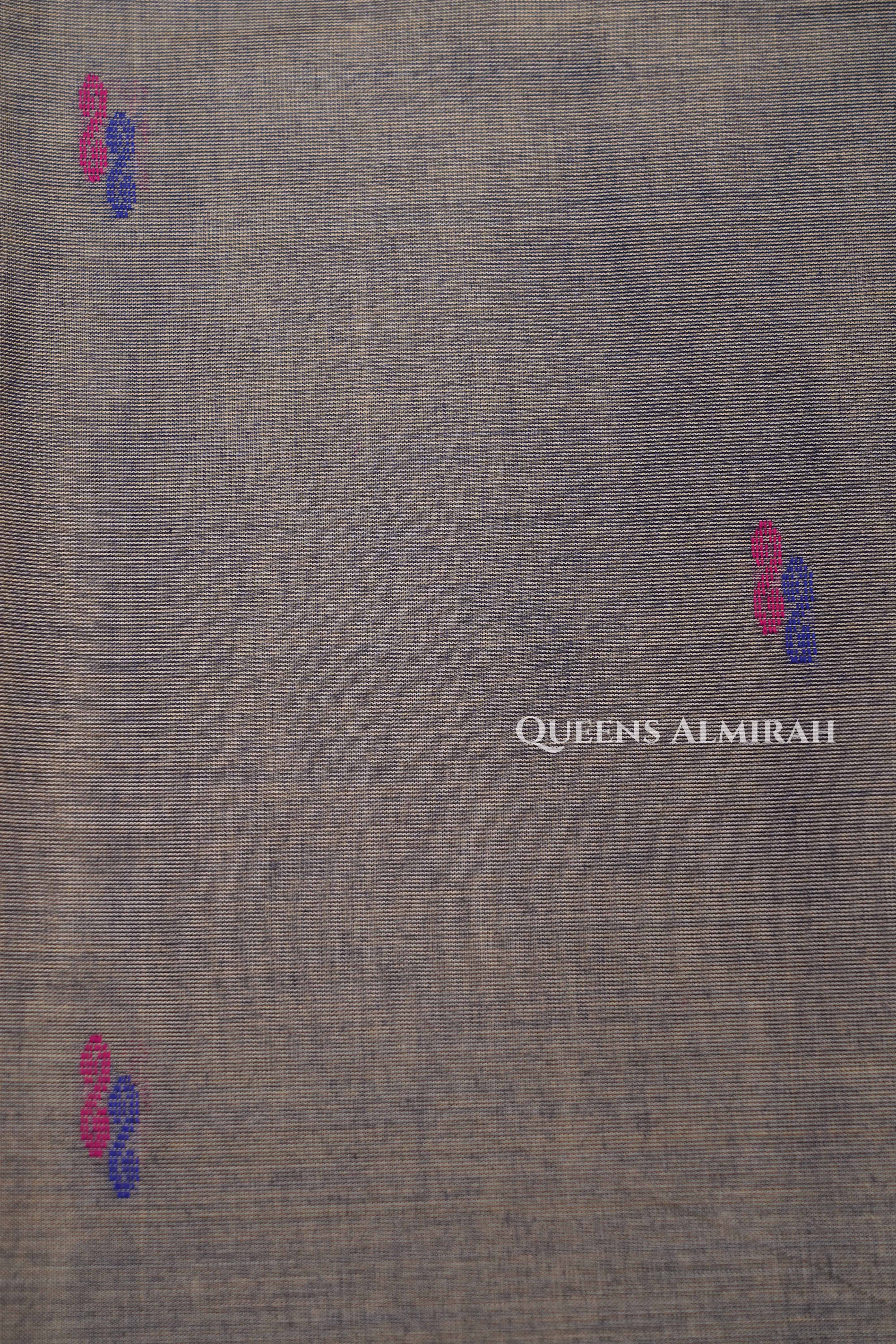 Grey Kanchi Cotton Saree