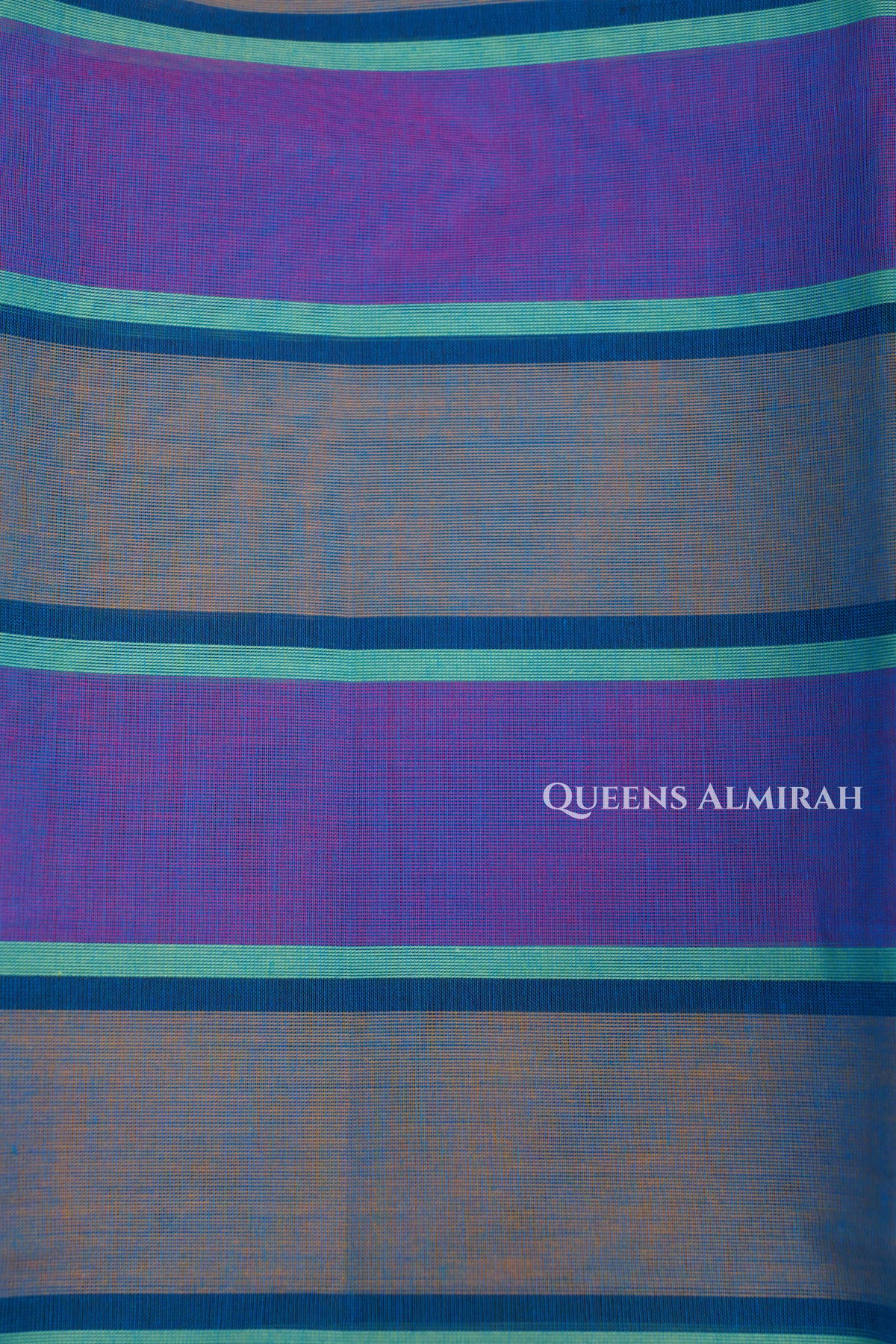 Warm Purple With Grey Chettinad Cotton Saree