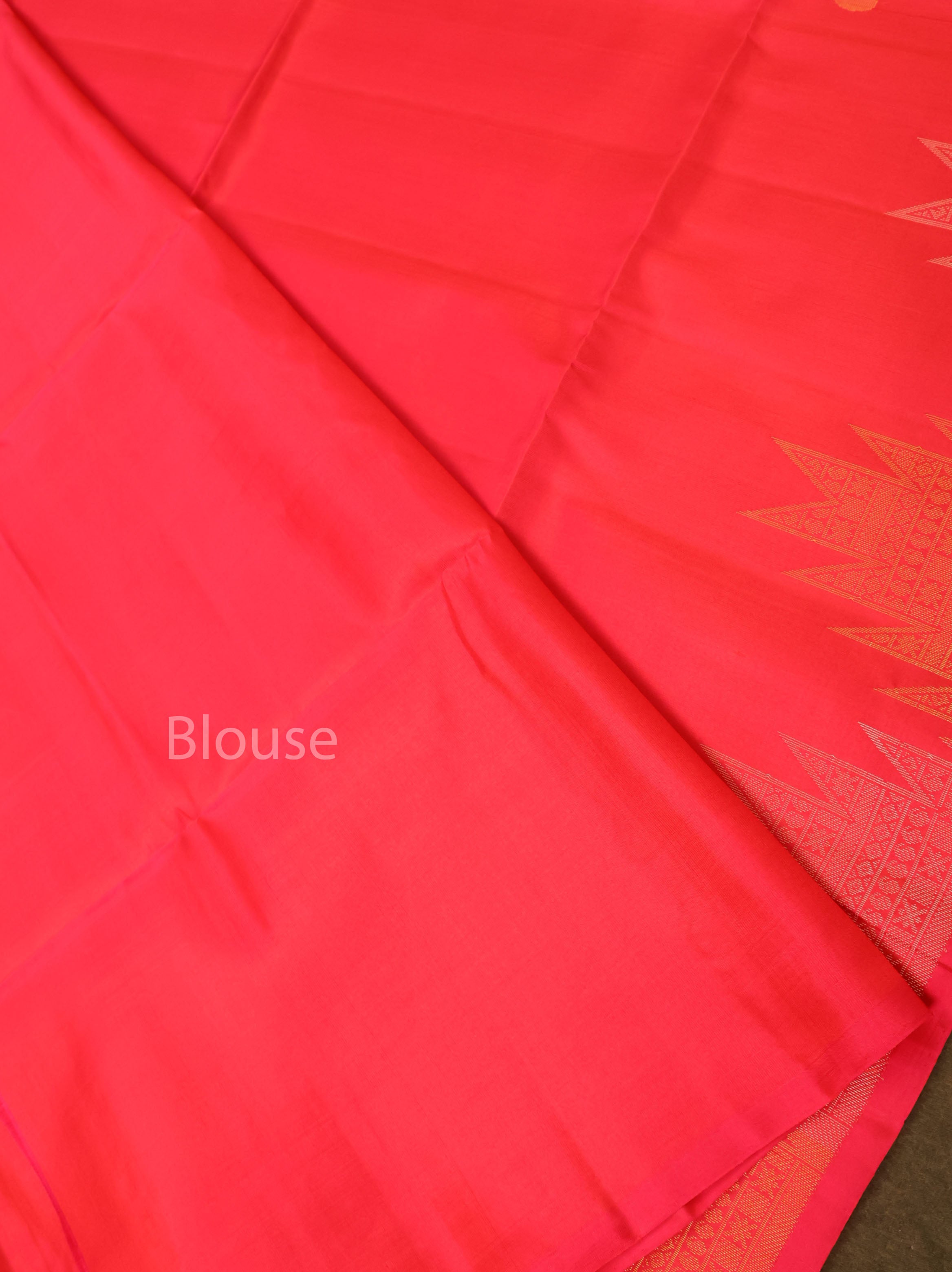 Rani Pink Pure Kanchivaram Silk Saree