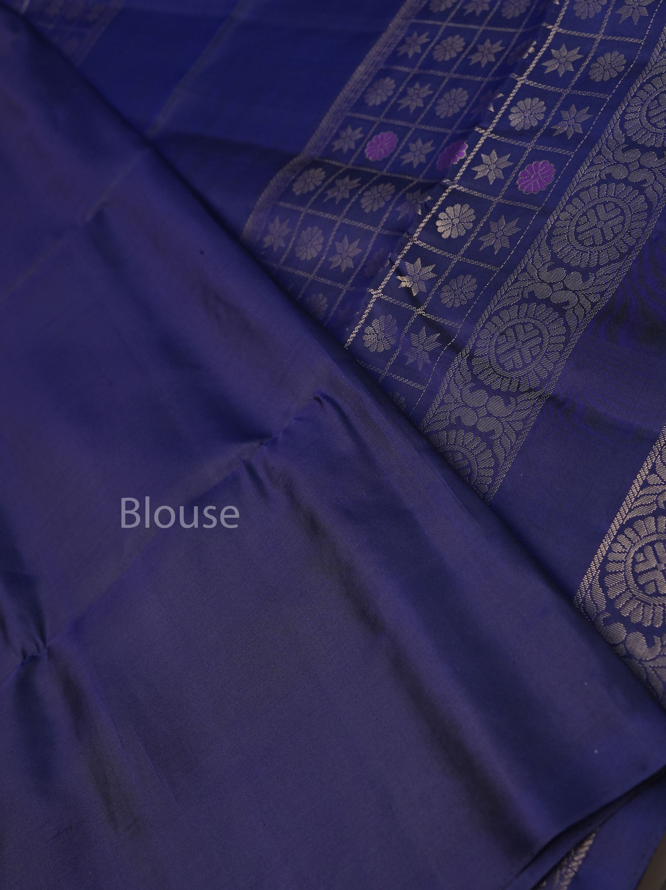 Violet Athangudi Inspired Pure Soft Silk Saree