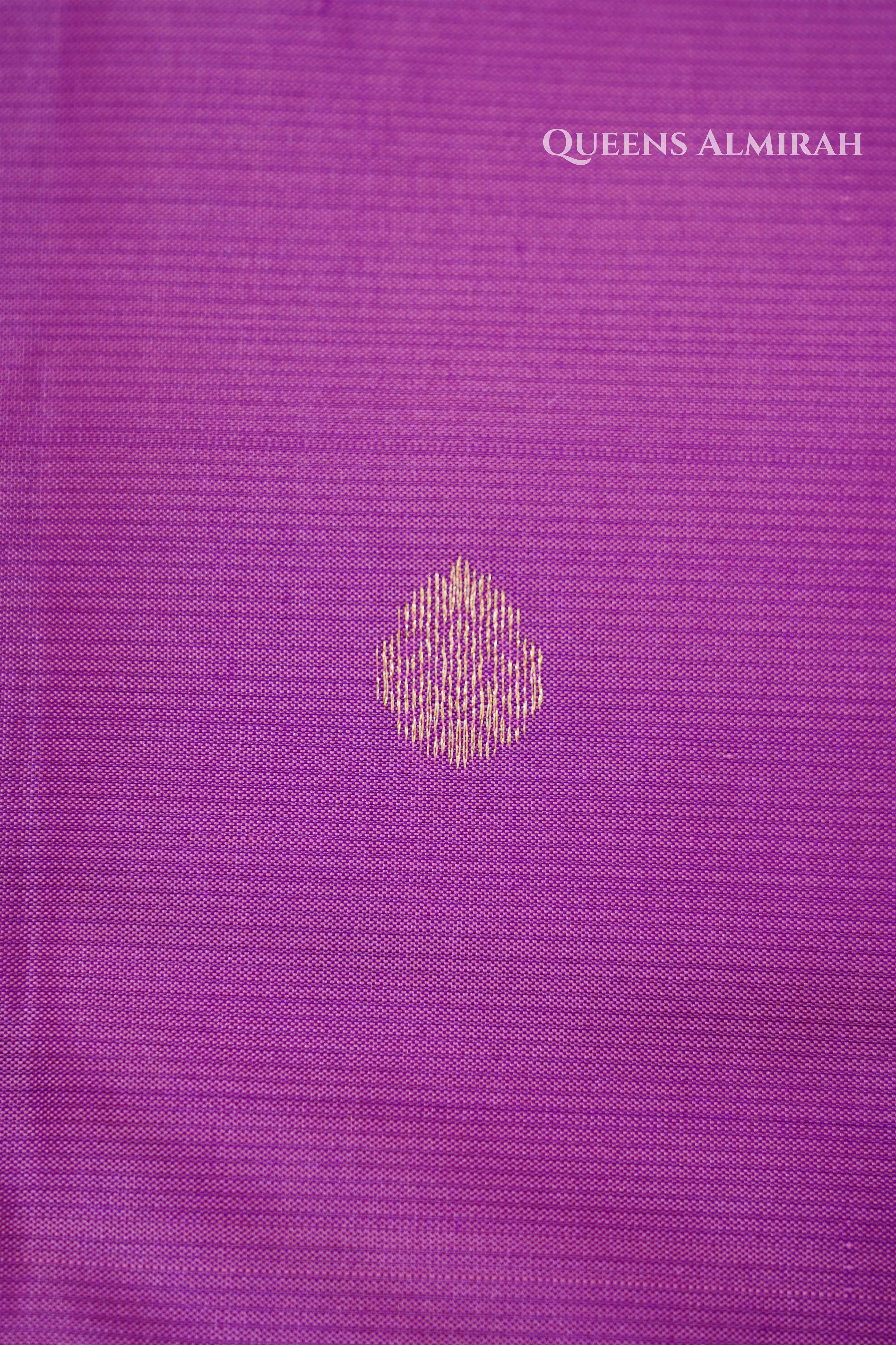 Lotus Pink Pure Kanchivaram Silk Saree
