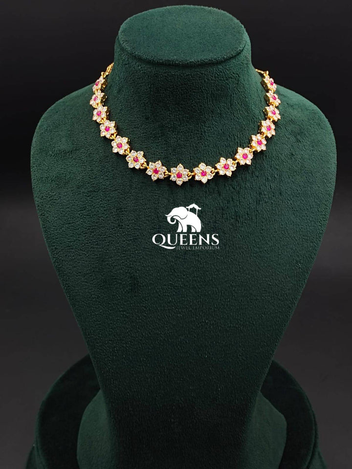 AARA ZIRCON NECKLACE - Queens Jewel Emporium