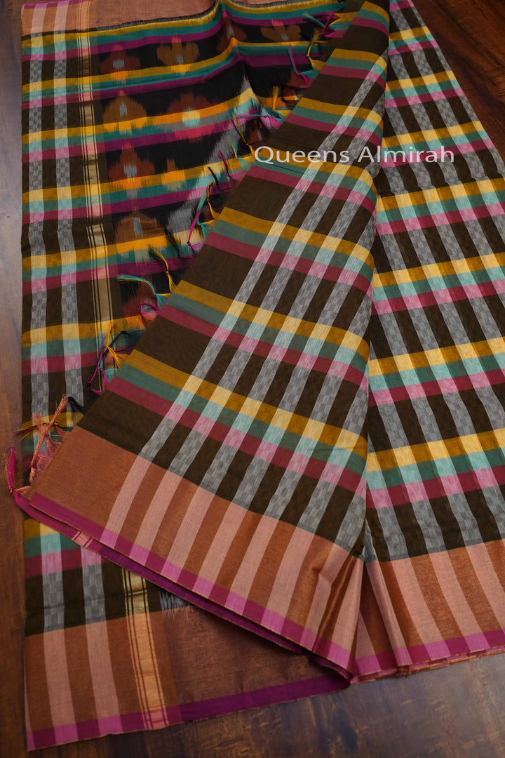 MULTI COLOR PURE SILK COTTON - Queens Jewel Emporium