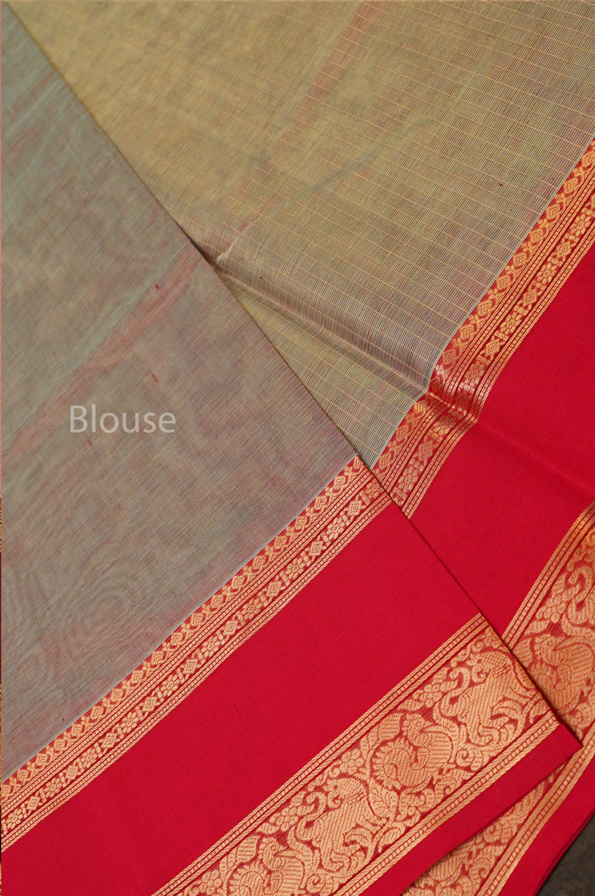 Pasttel Green With Rani Pink Payadi Chettinad Silk Cotton Saree