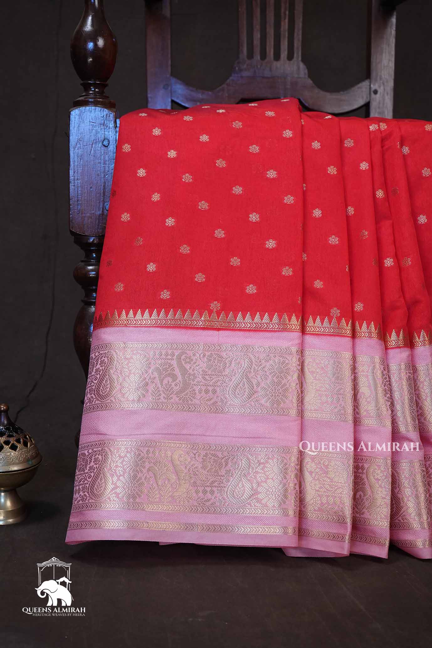 Semi Banarasi Silk Saree
