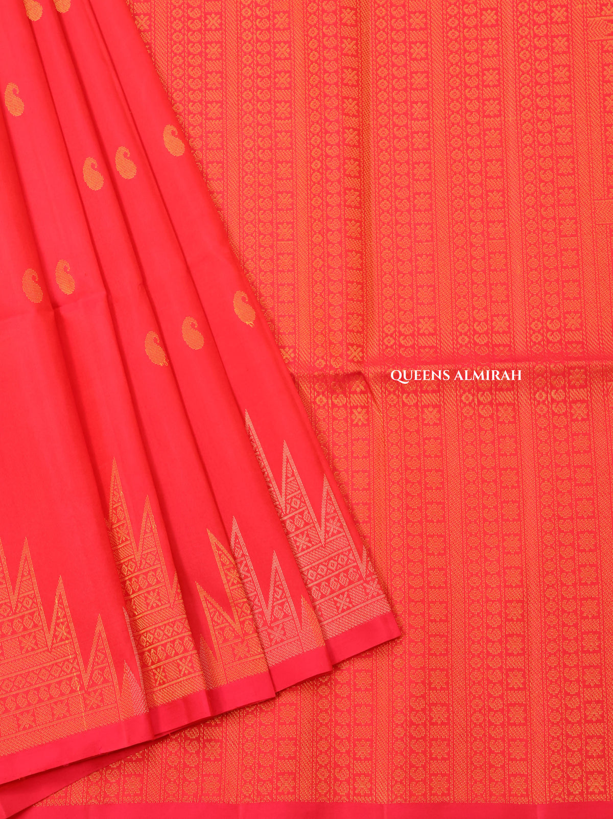 Rani Pink Pure Kanchivaram Silk Saree