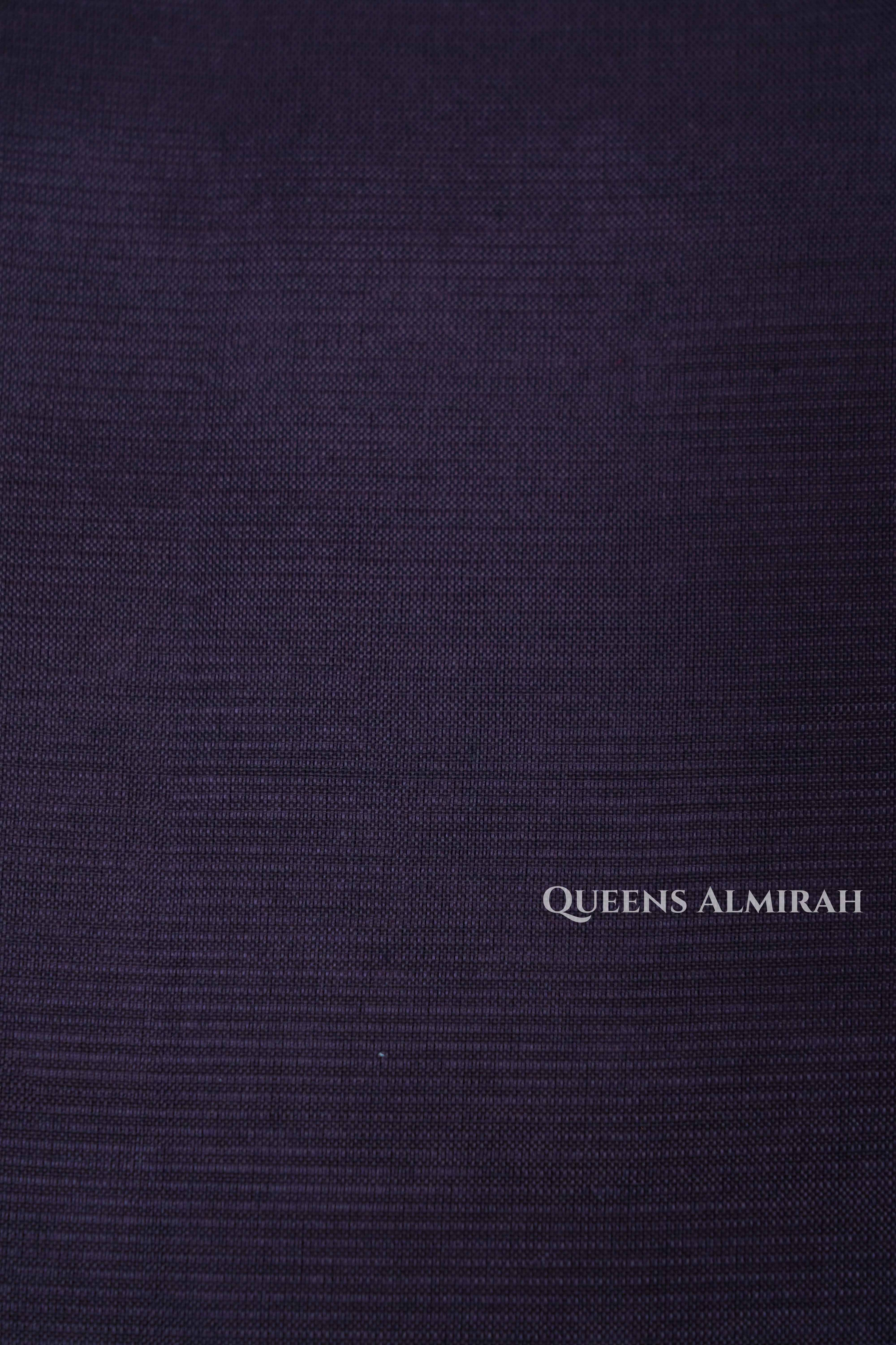 Brinjal Violet Mangalgiri Saree