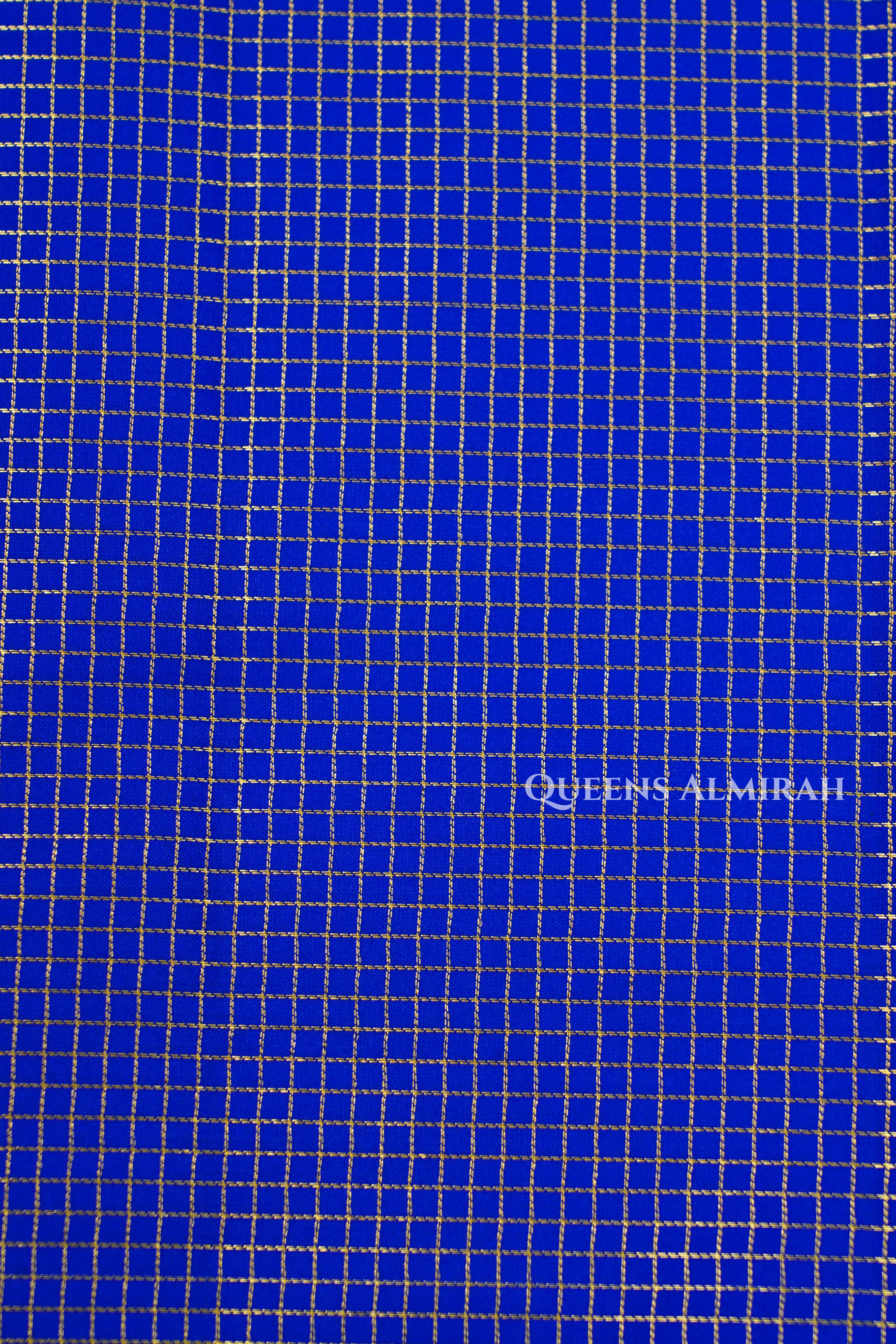 Ink Blue Pure Kanchivaram Silk Saree