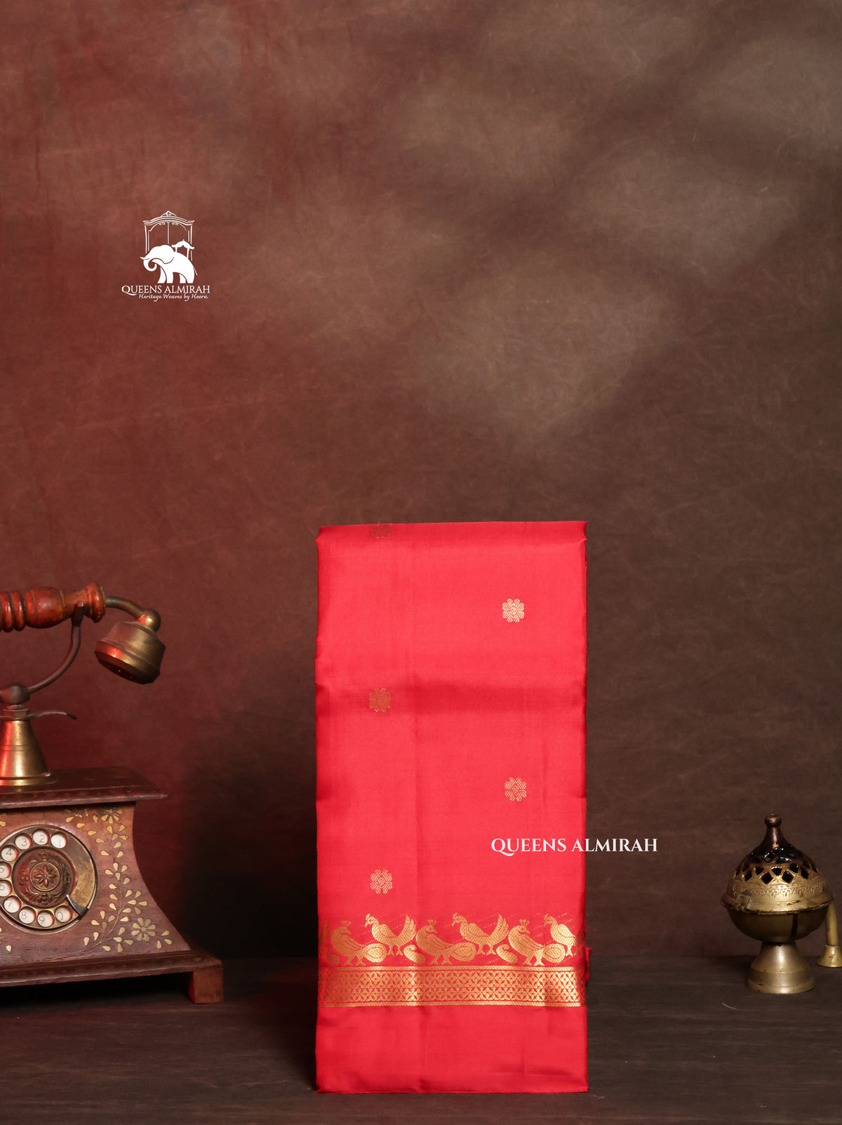 Red Pure Kanchivaram Silk Saree