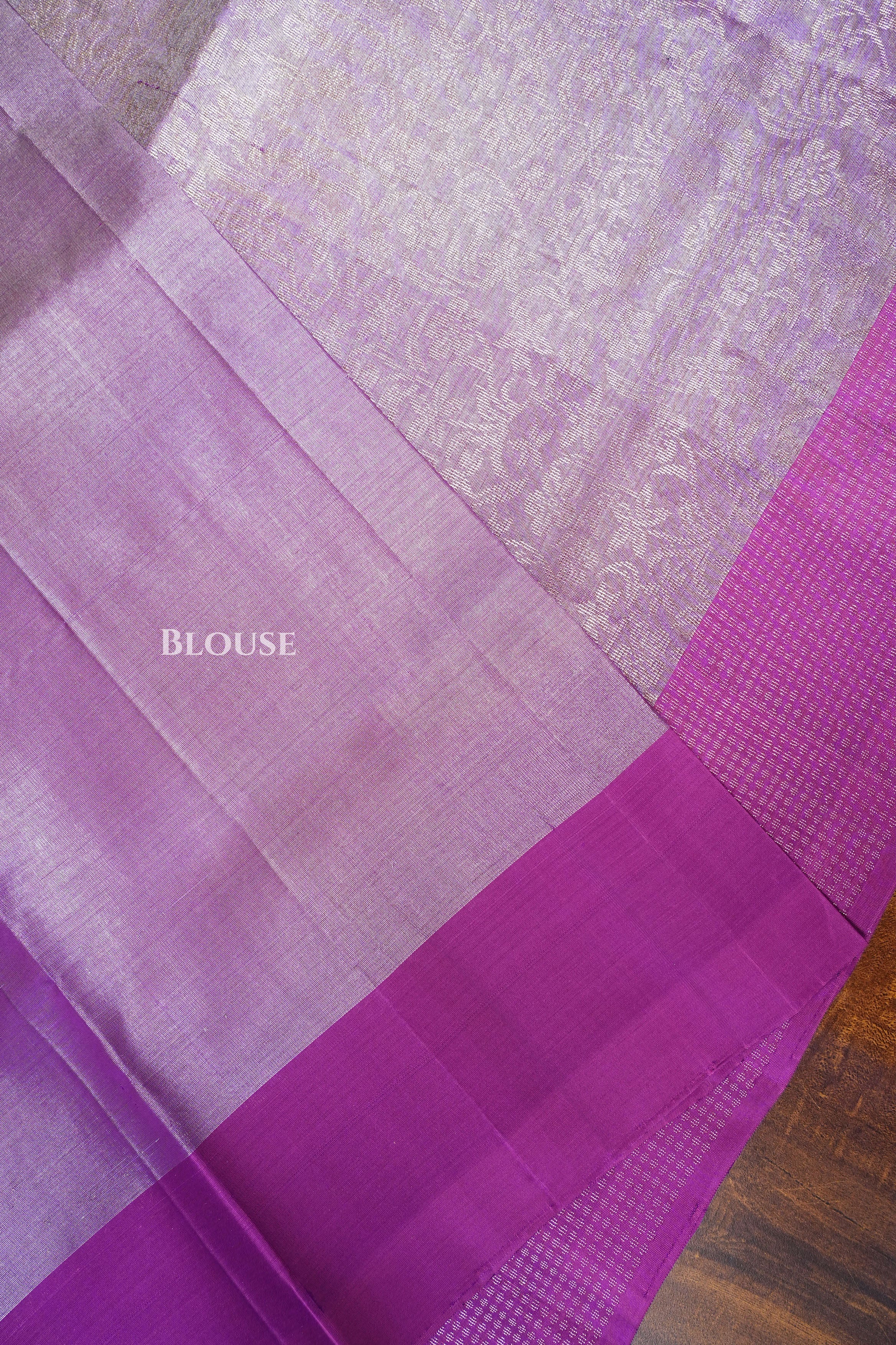 Purple Jamindharani Tissue Soft Silk Saree