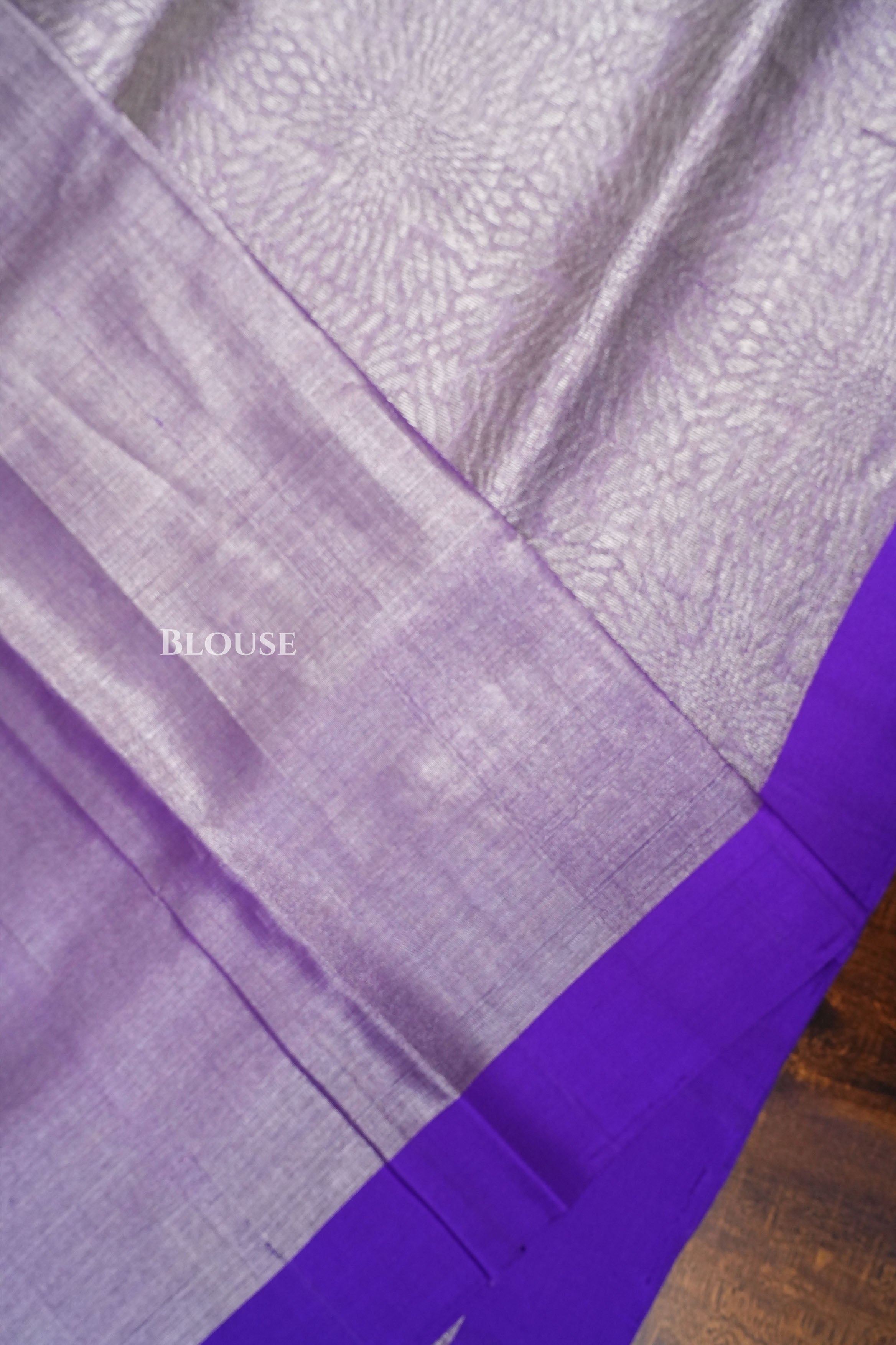 Lavender Tissue Soft Silk Saree