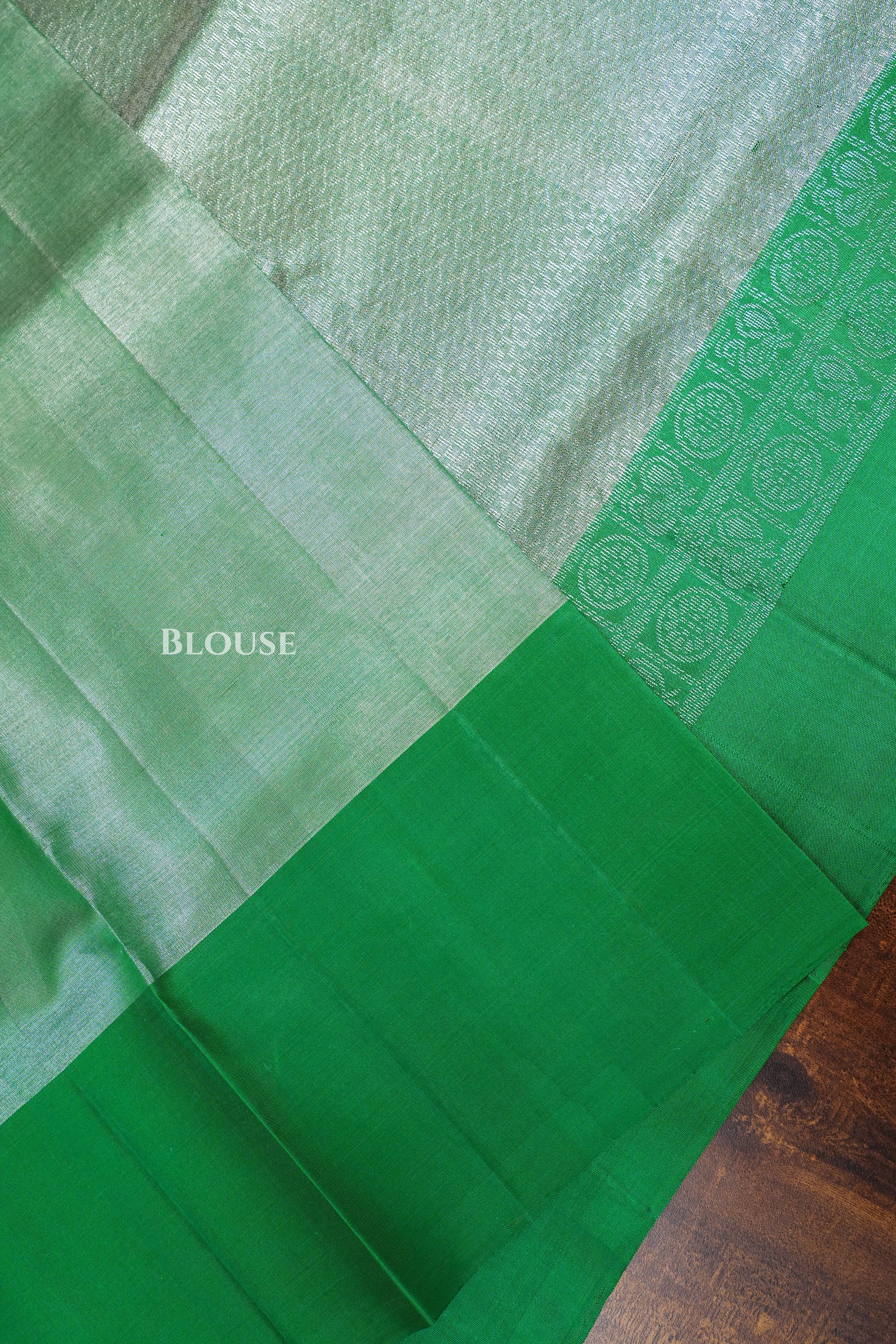 Green Jamindharani Tissue Soft Silk Saree