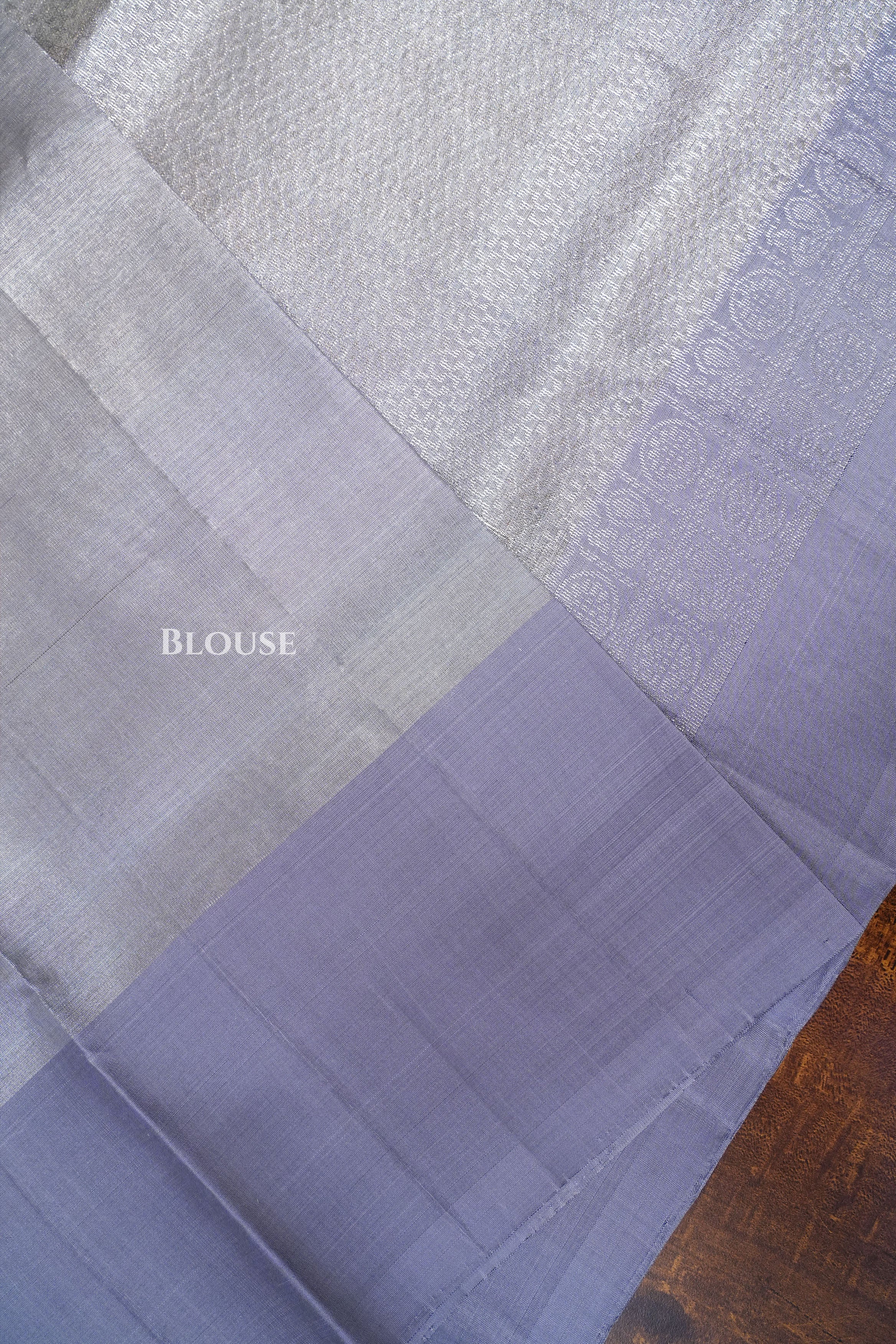 Grey Jamindharani Tissue Soft Silk Saree