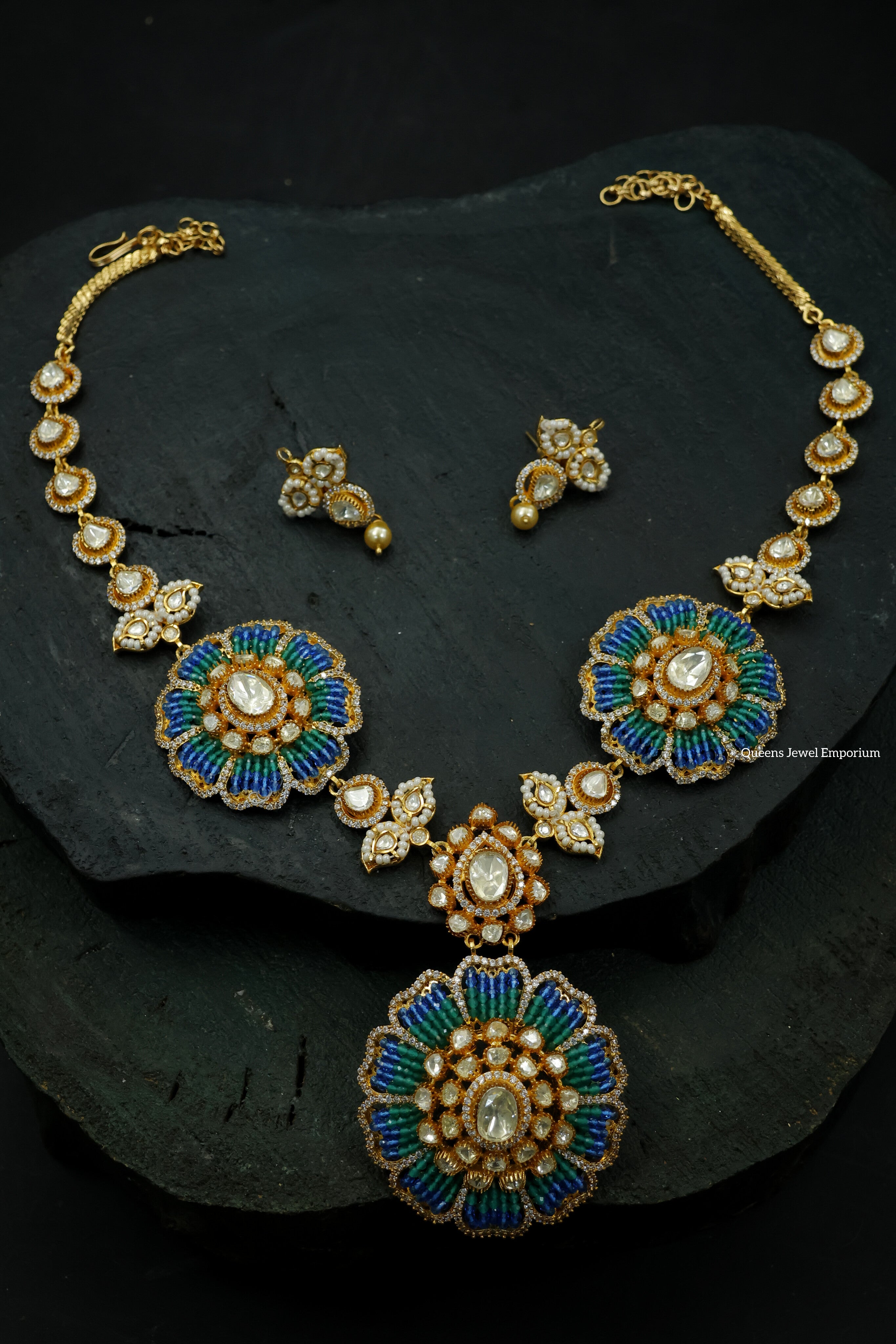 Indumati Peacock Shade Haram
