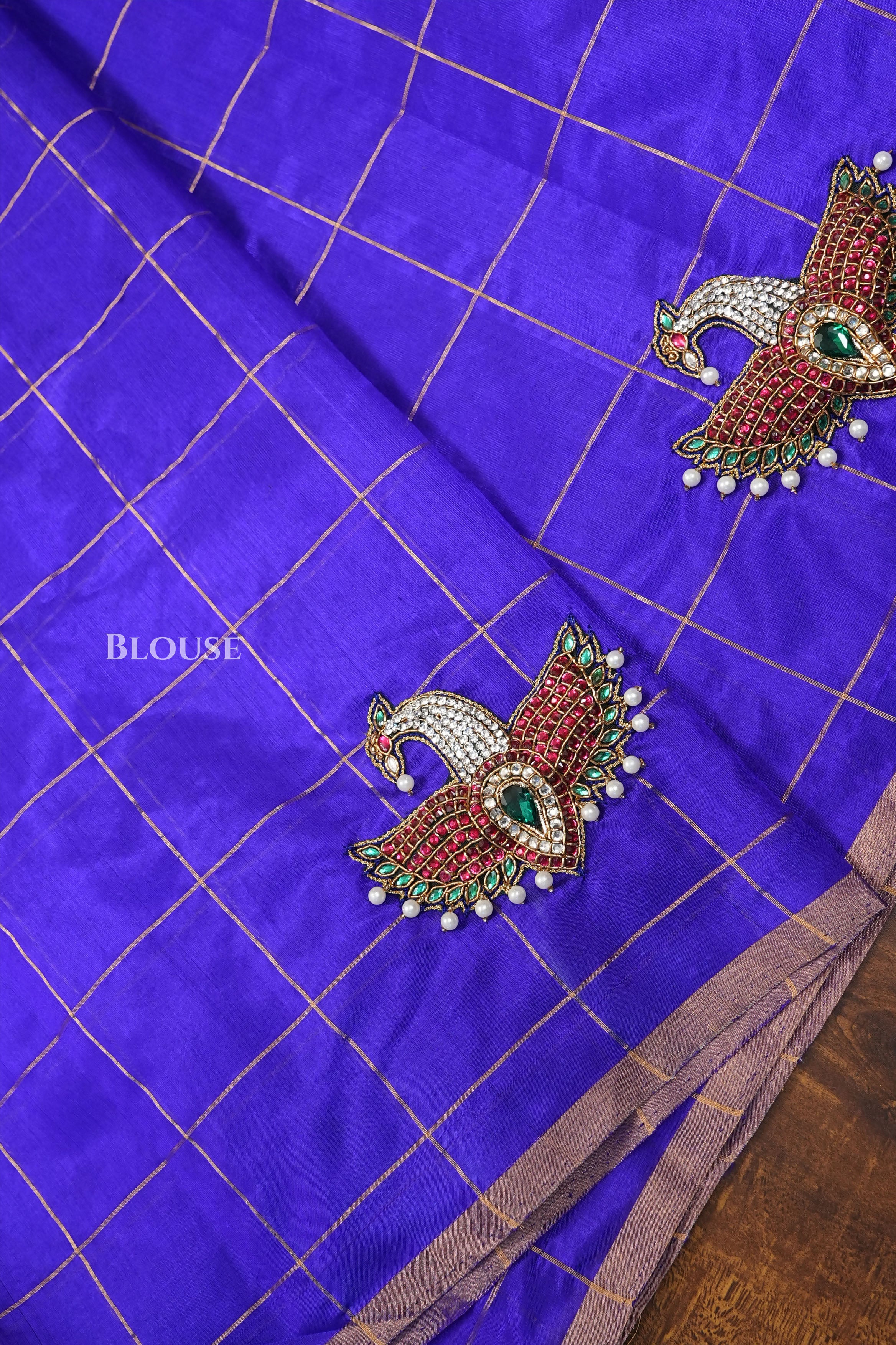 Maya Pakshi Designer Pure Chanderi Silk Saree