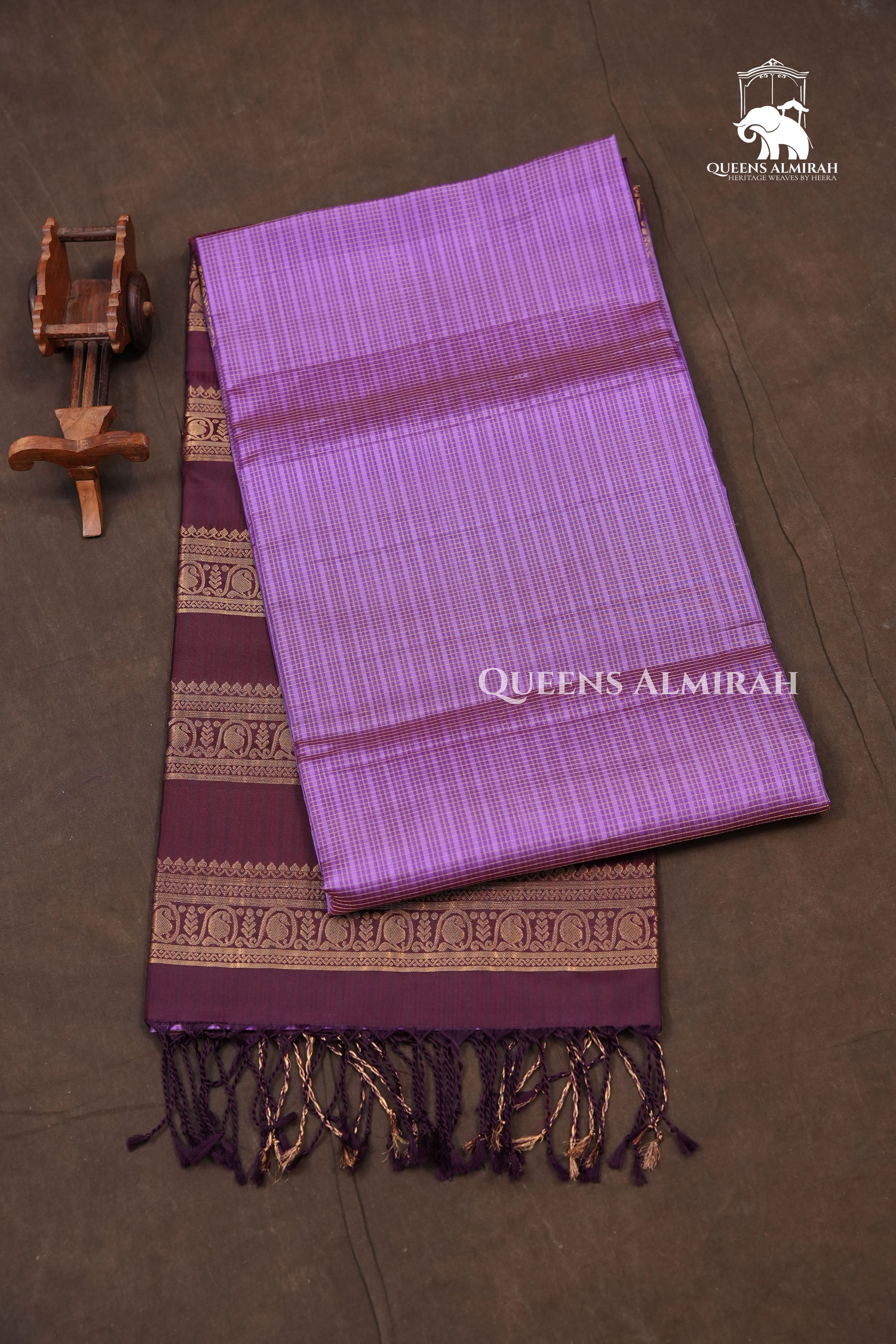 Onion Pink With Maroon  Pure Soft Silk Saree