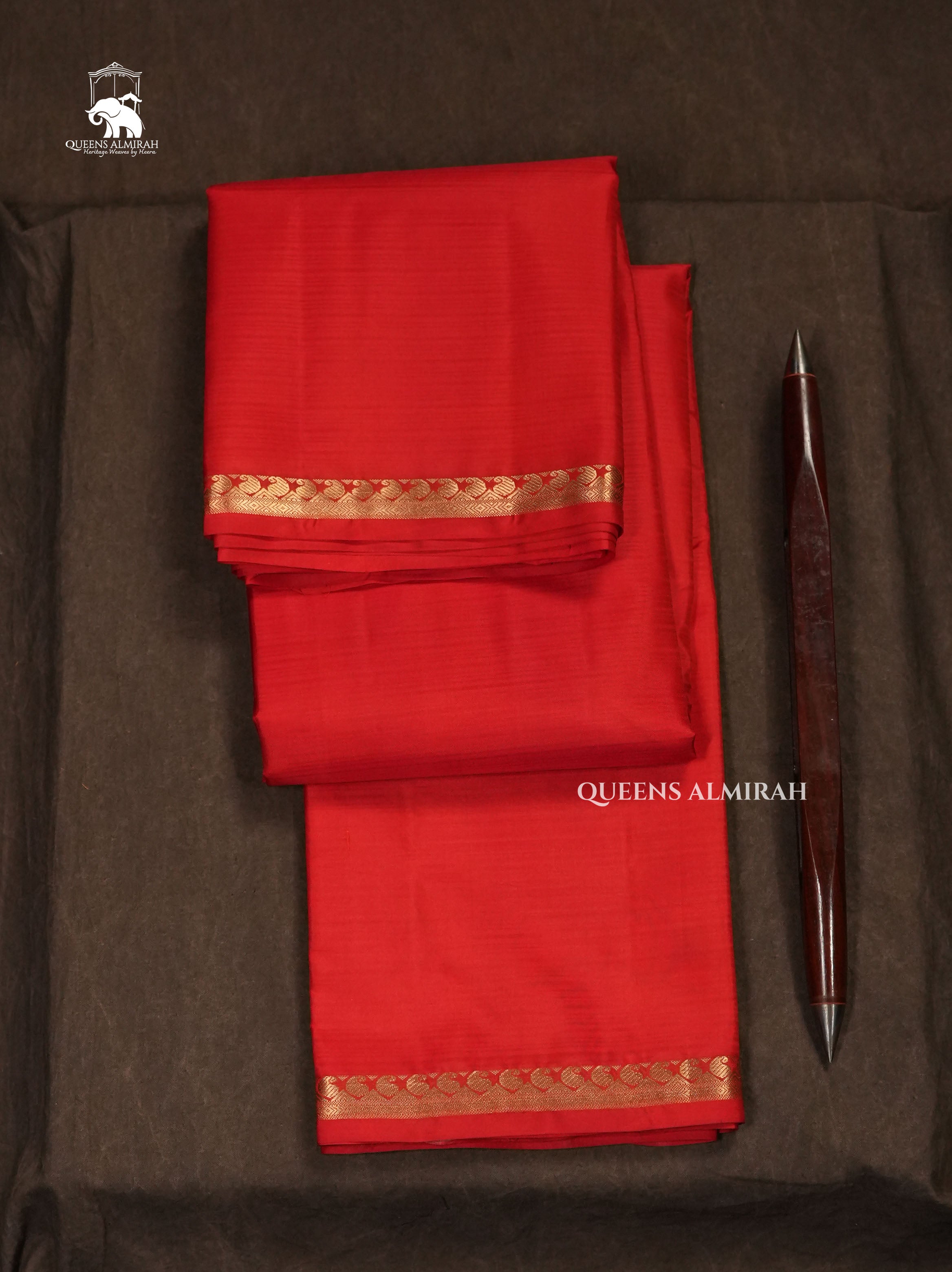 Red Pure Kanchivaram Silk Saree