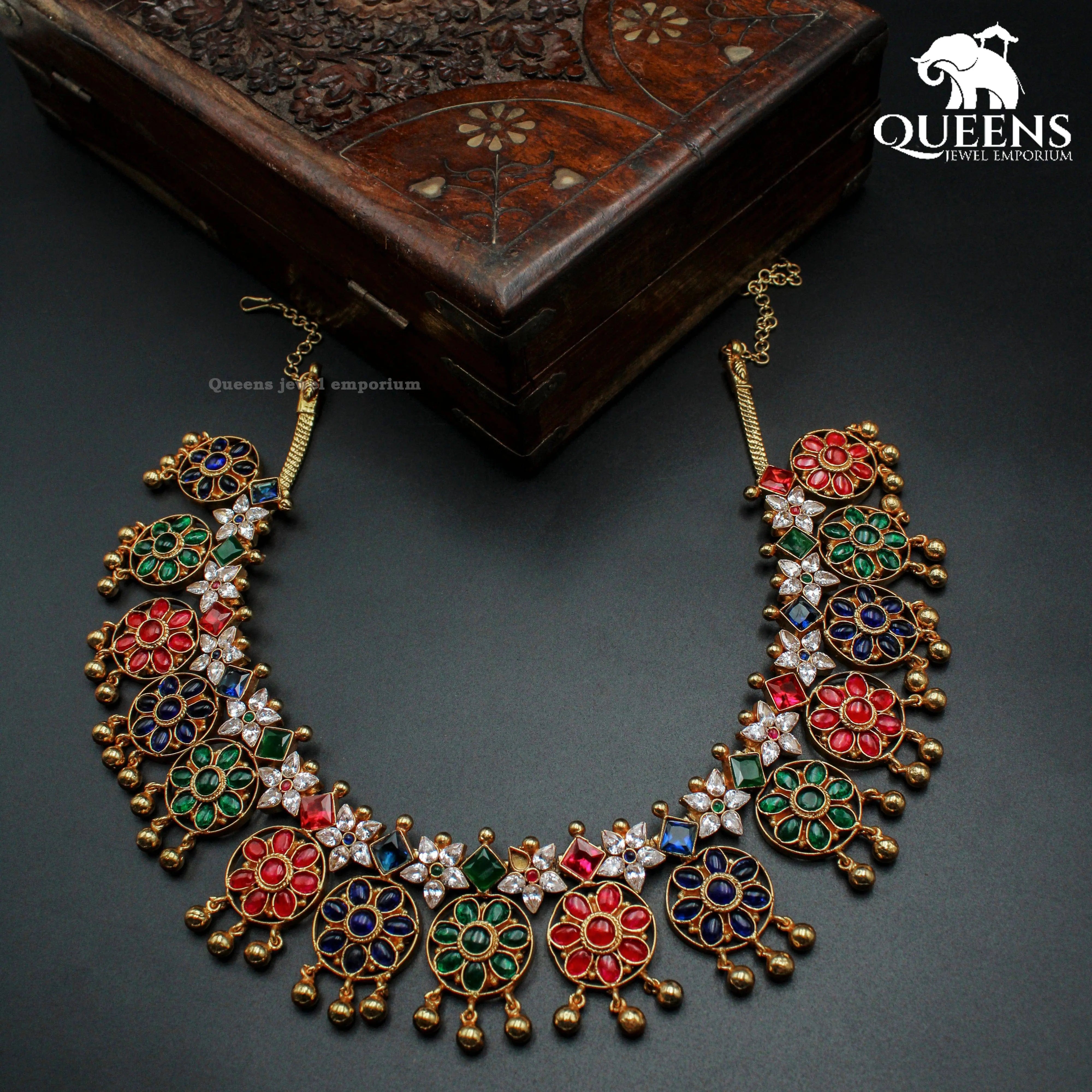 AASHIKA NECKLACE - Queens Jewel Emporium