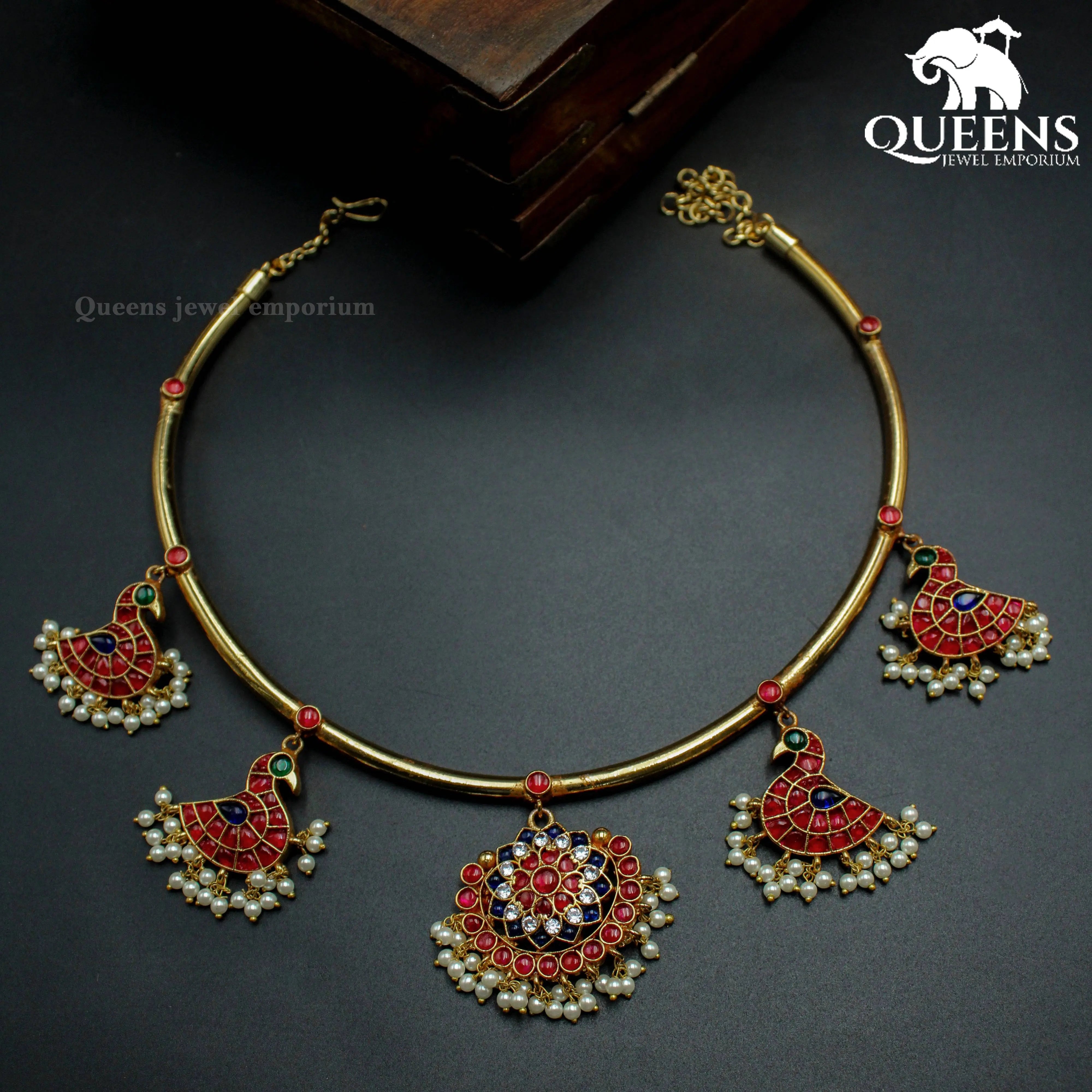 AASHRITHA KANTI NECKLACE - Queens Jewel Emporium