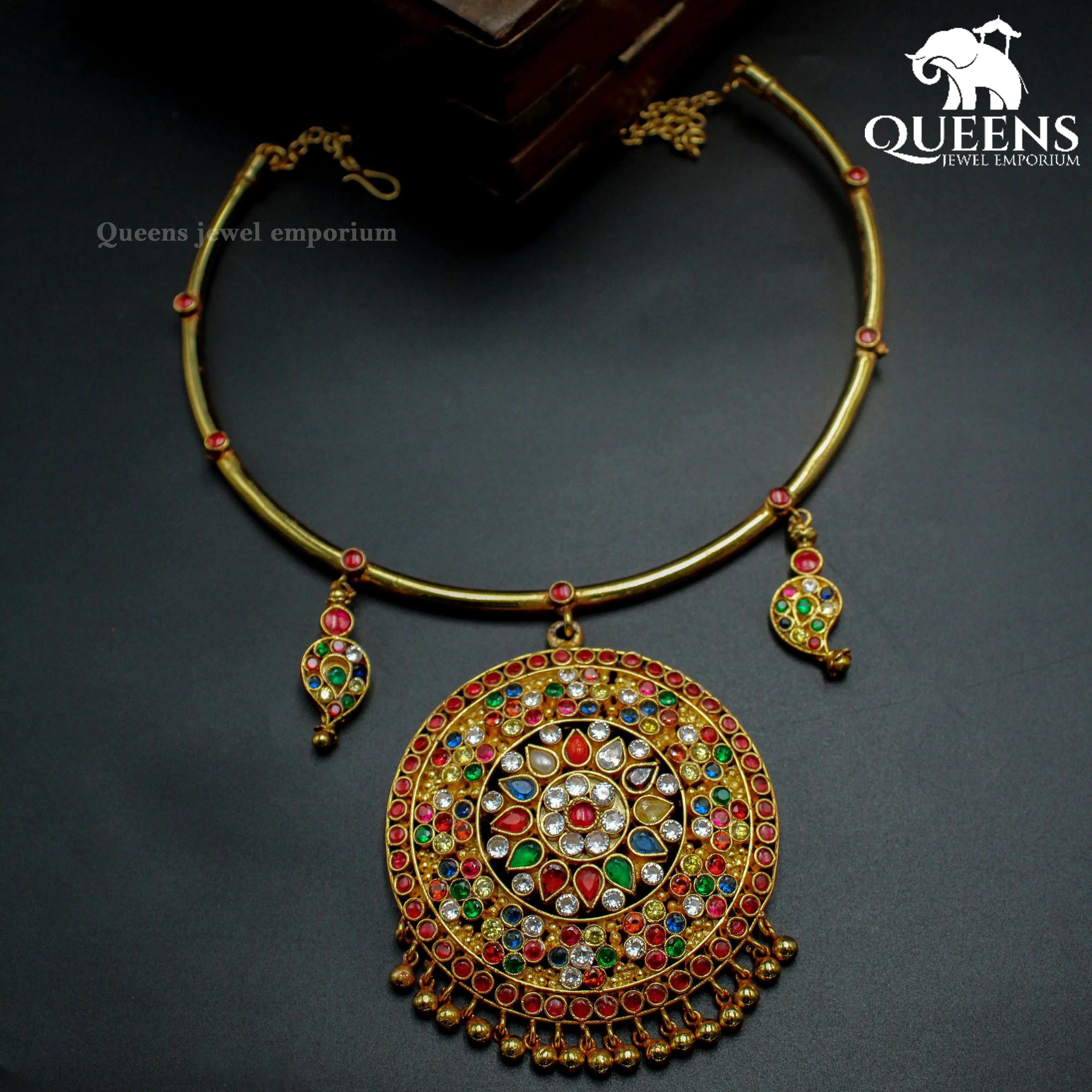 AATHMIKA KANTI NECKLACE - Queens Jewel Emporium