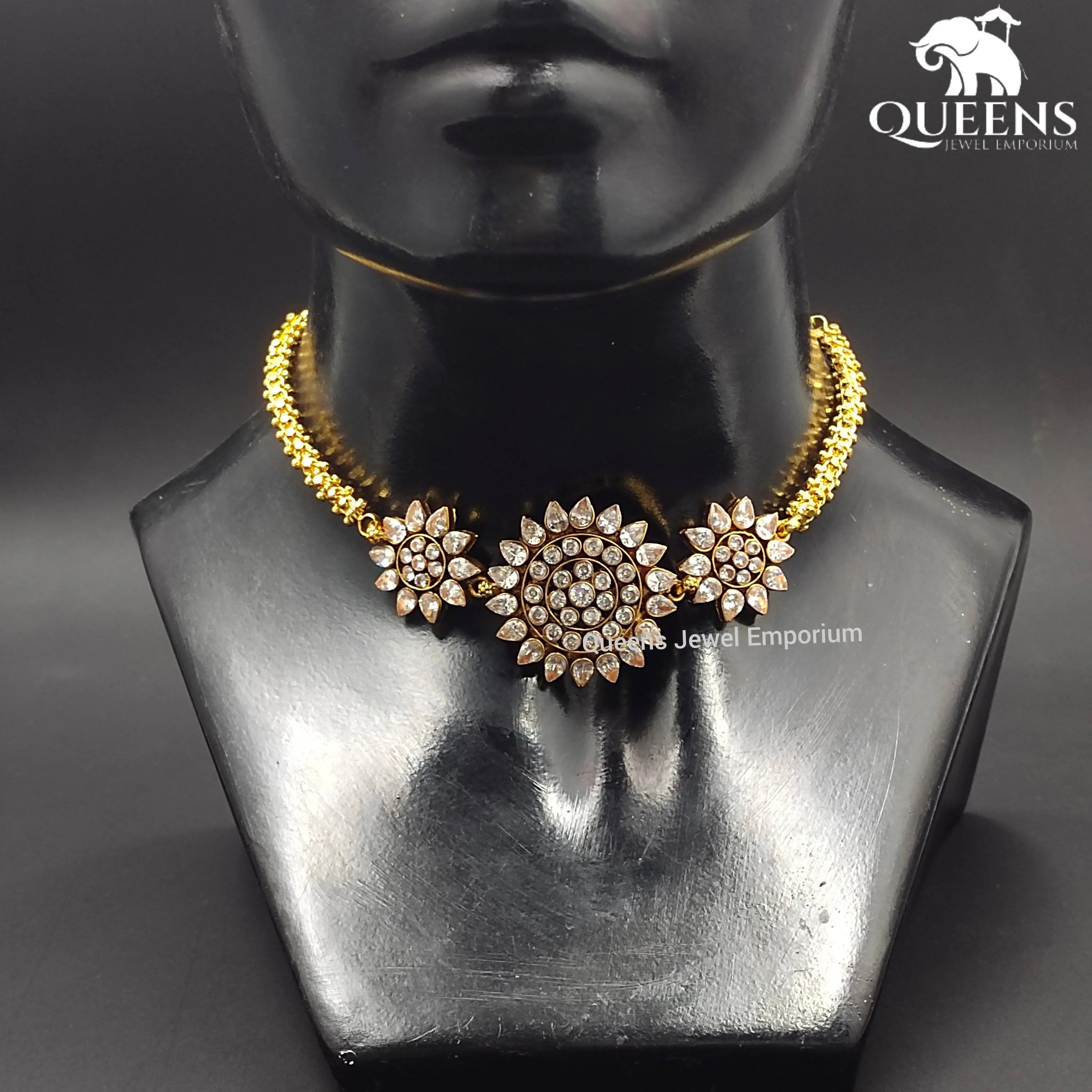 ADHIKTHA ZIRCON CHOKER - Queens Jewel Emporium