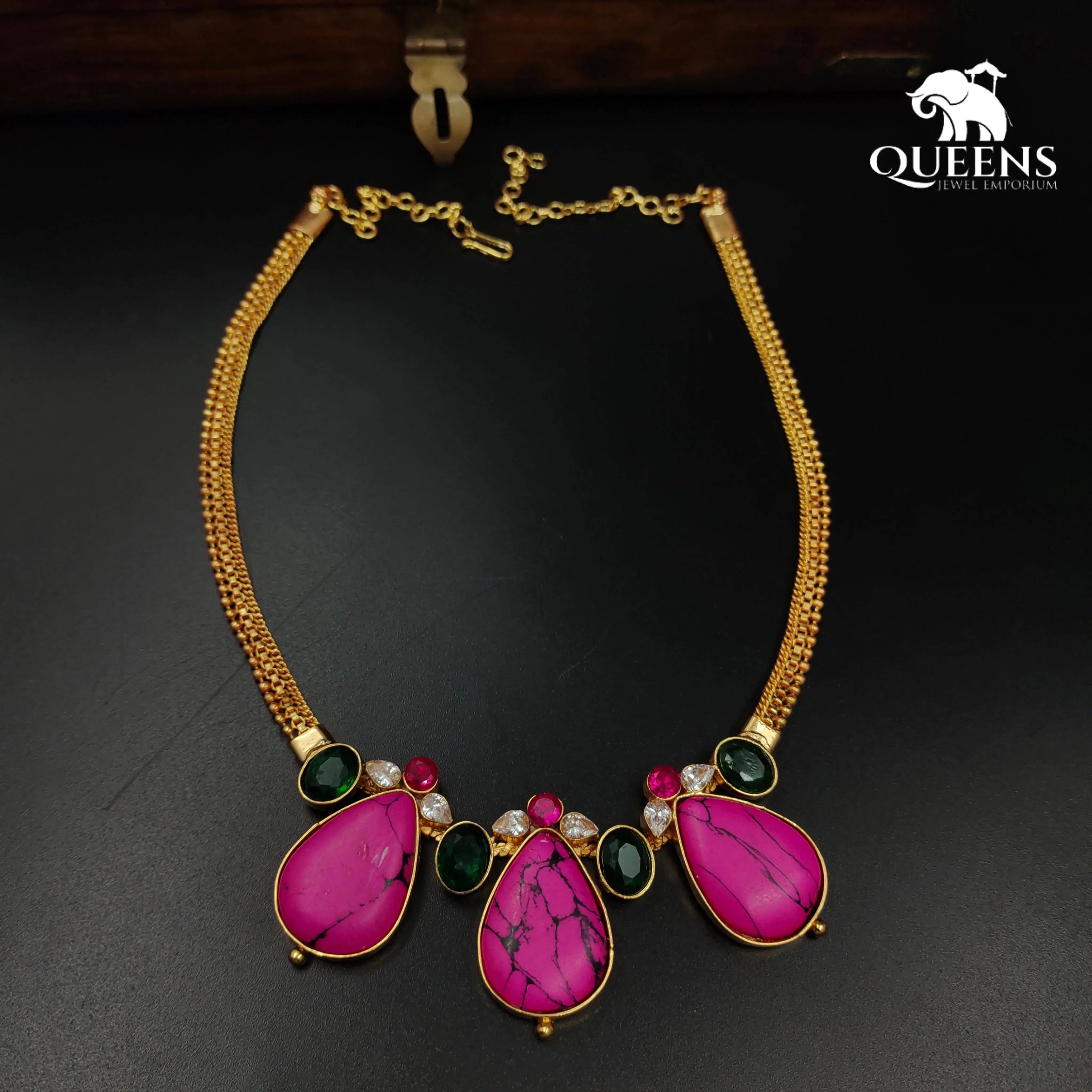 ADHIMATHURAM NECKLACE - Queens Jewel Emporium