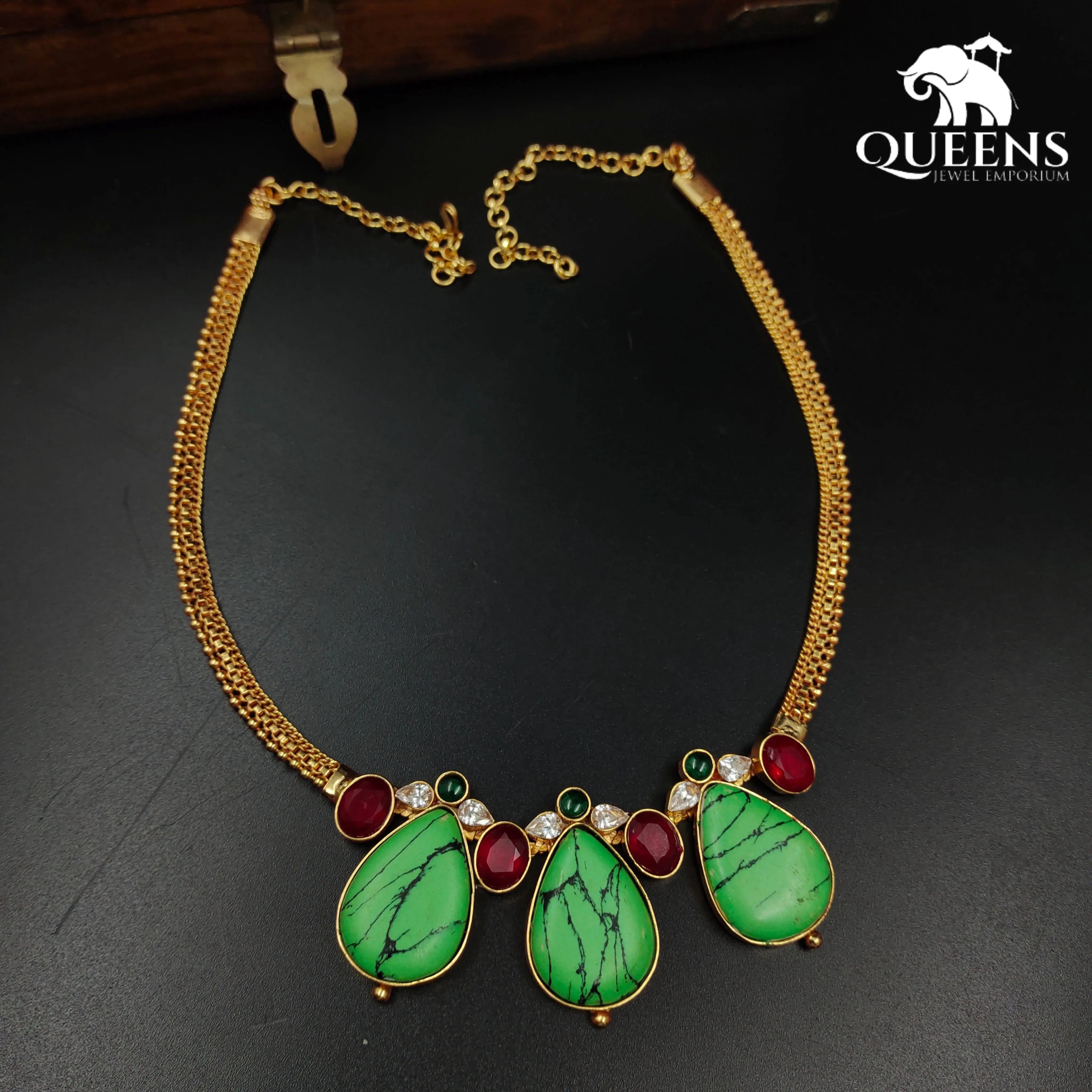 ADHIMATHURAM NECKLACE - Queens Jewel Emporium
