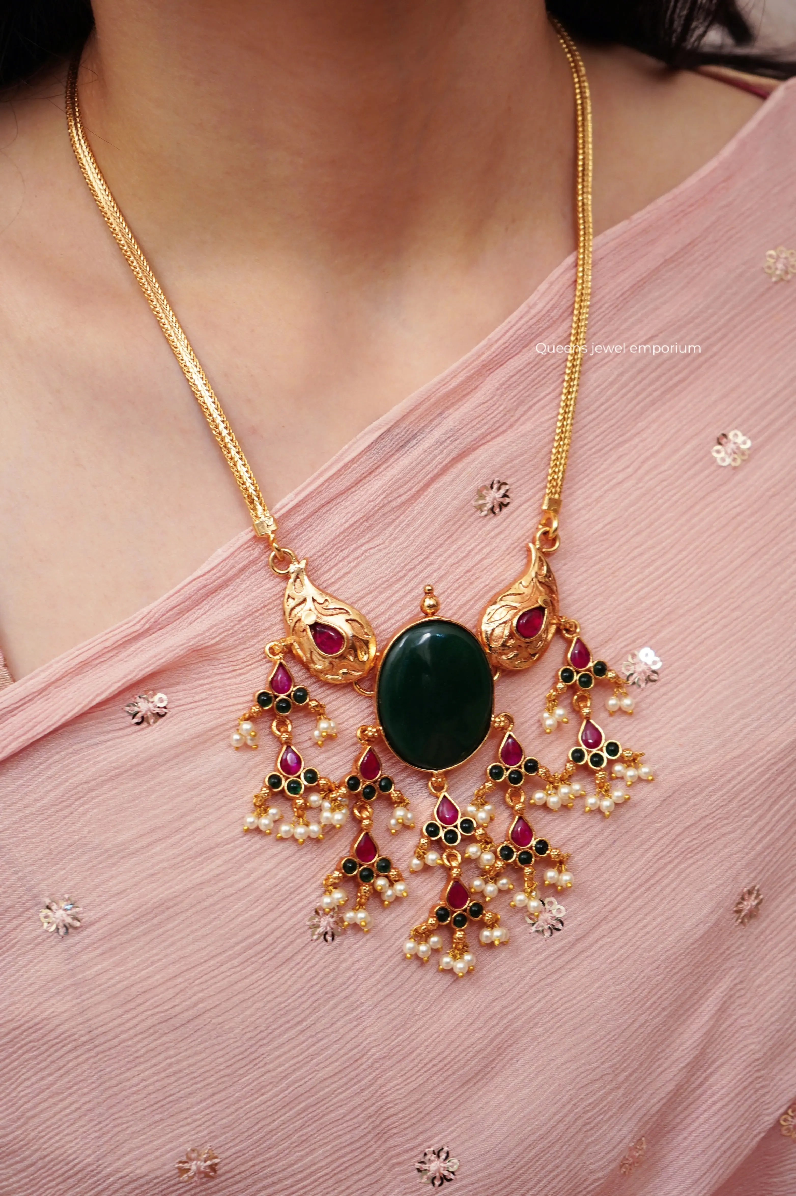 AMBALIKA - ANTIQUE NECKLACE - Queens Jewel Emporium
