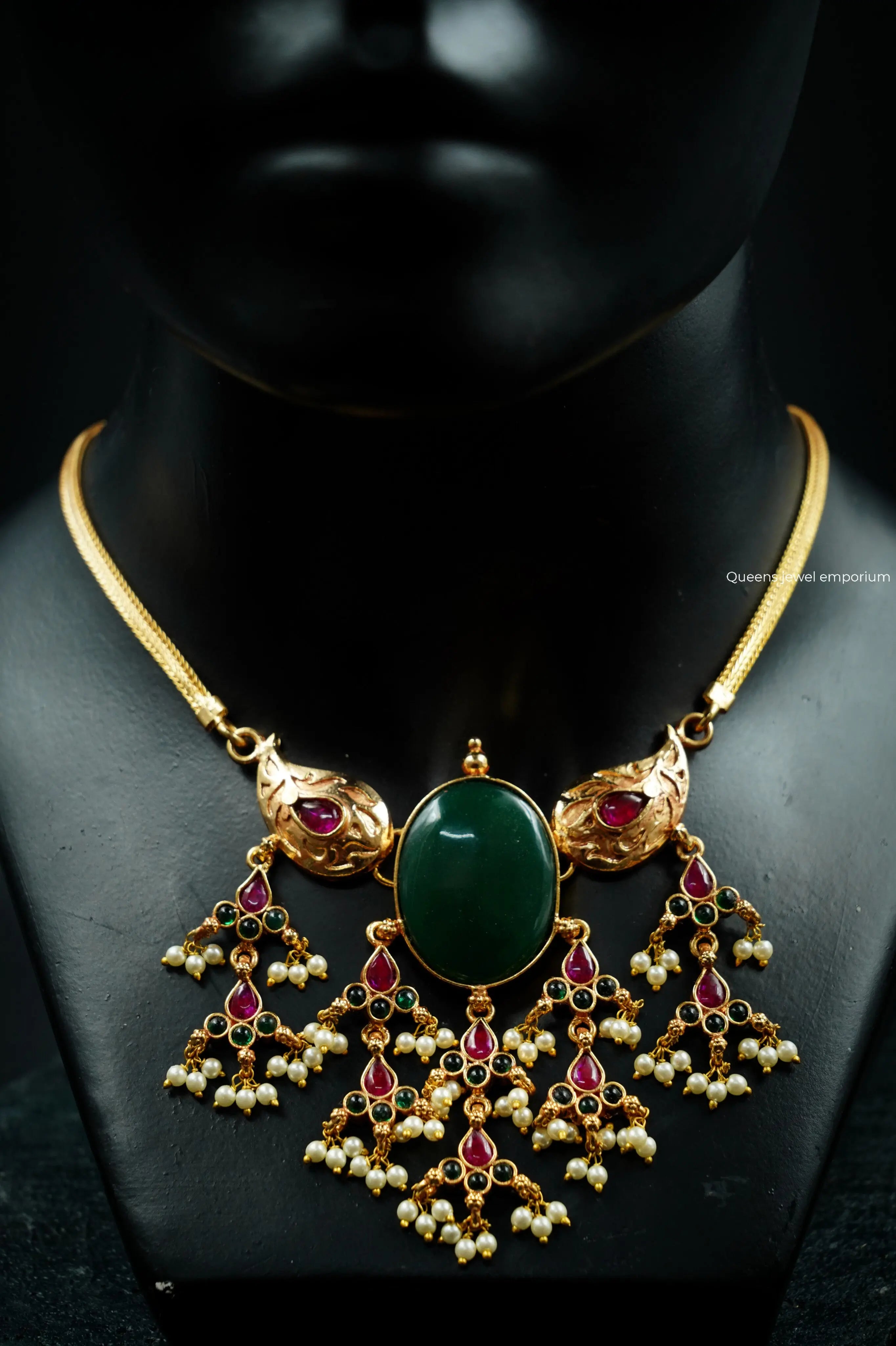 AMBALIKA - ANTIQUE NECKLACE - Queens Jewel Emporium