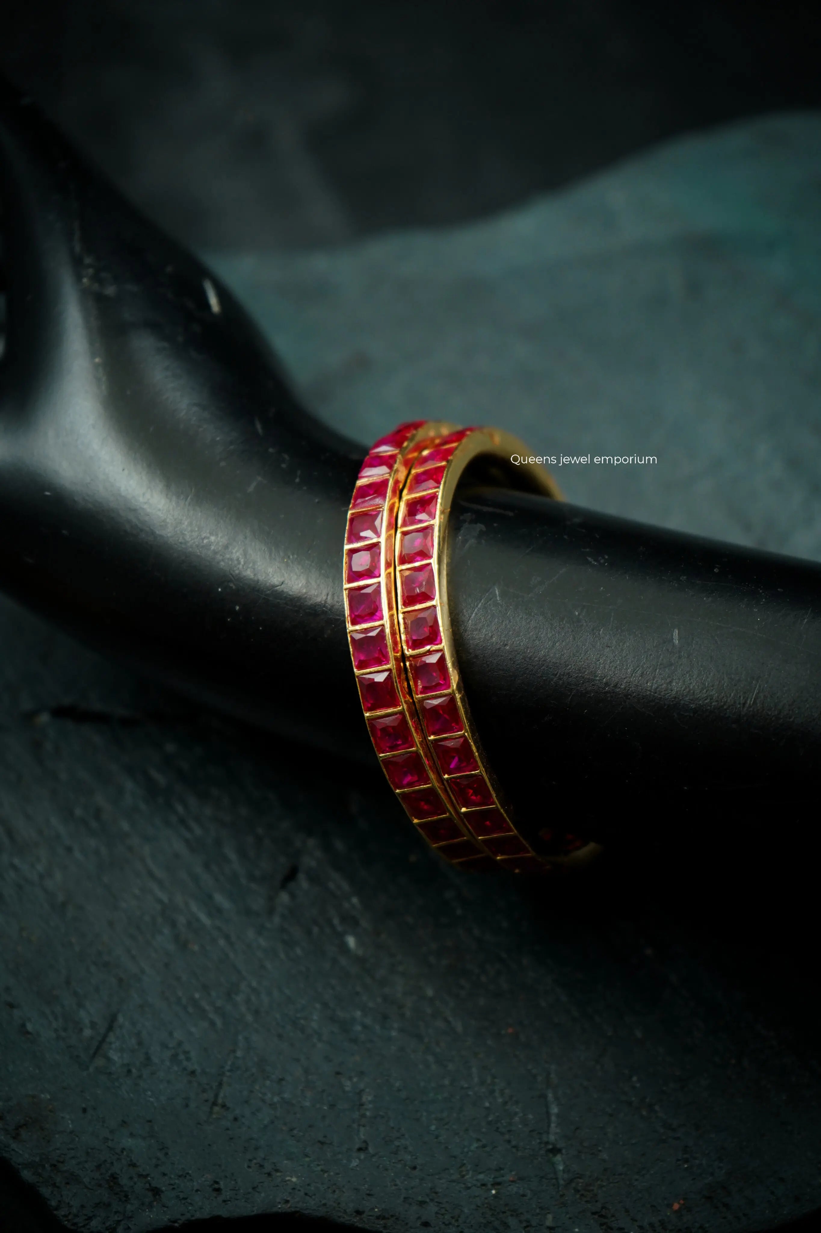 ANAYA SATHURA BANGLE - BALAJI PINK - Queens Jewel Emporium