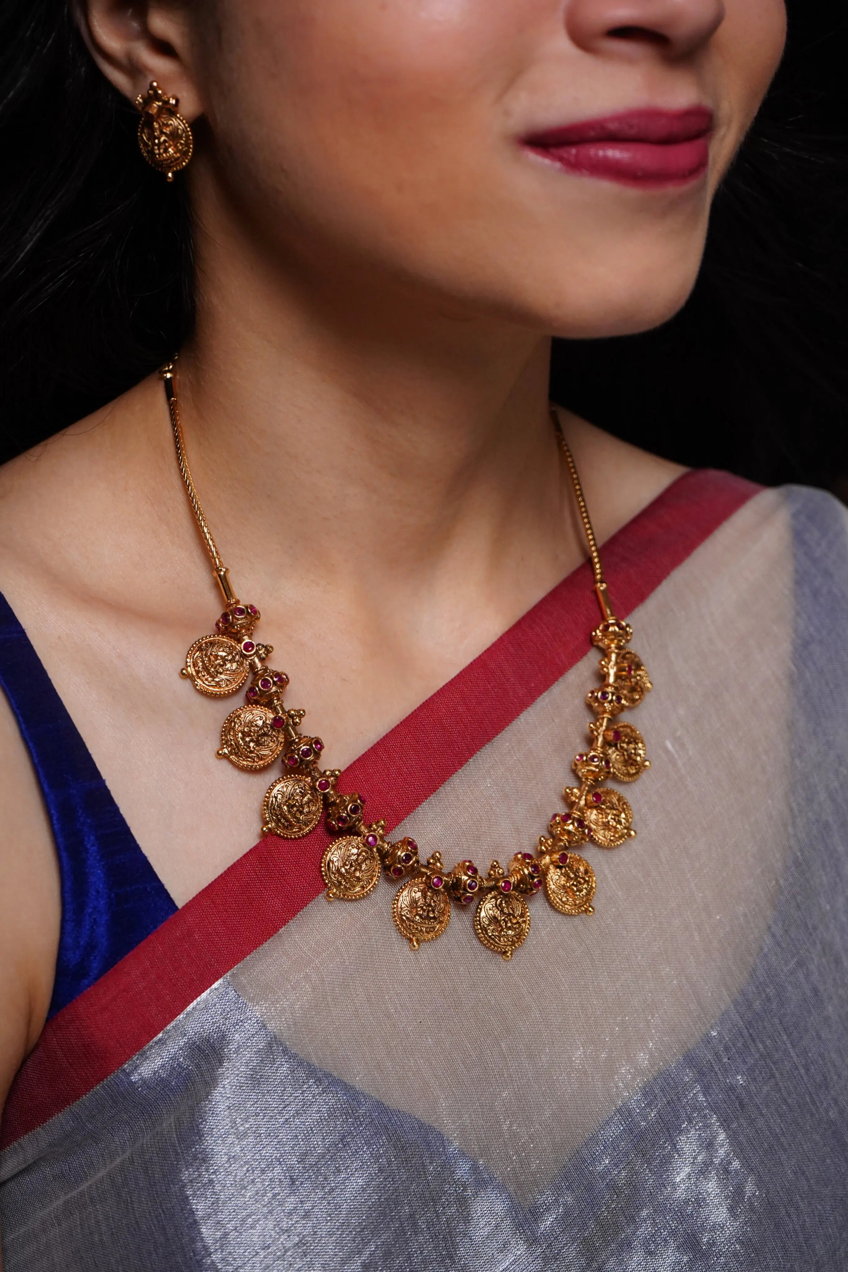 ANIKHA KASU EARRING - Queens Jewel Emporium