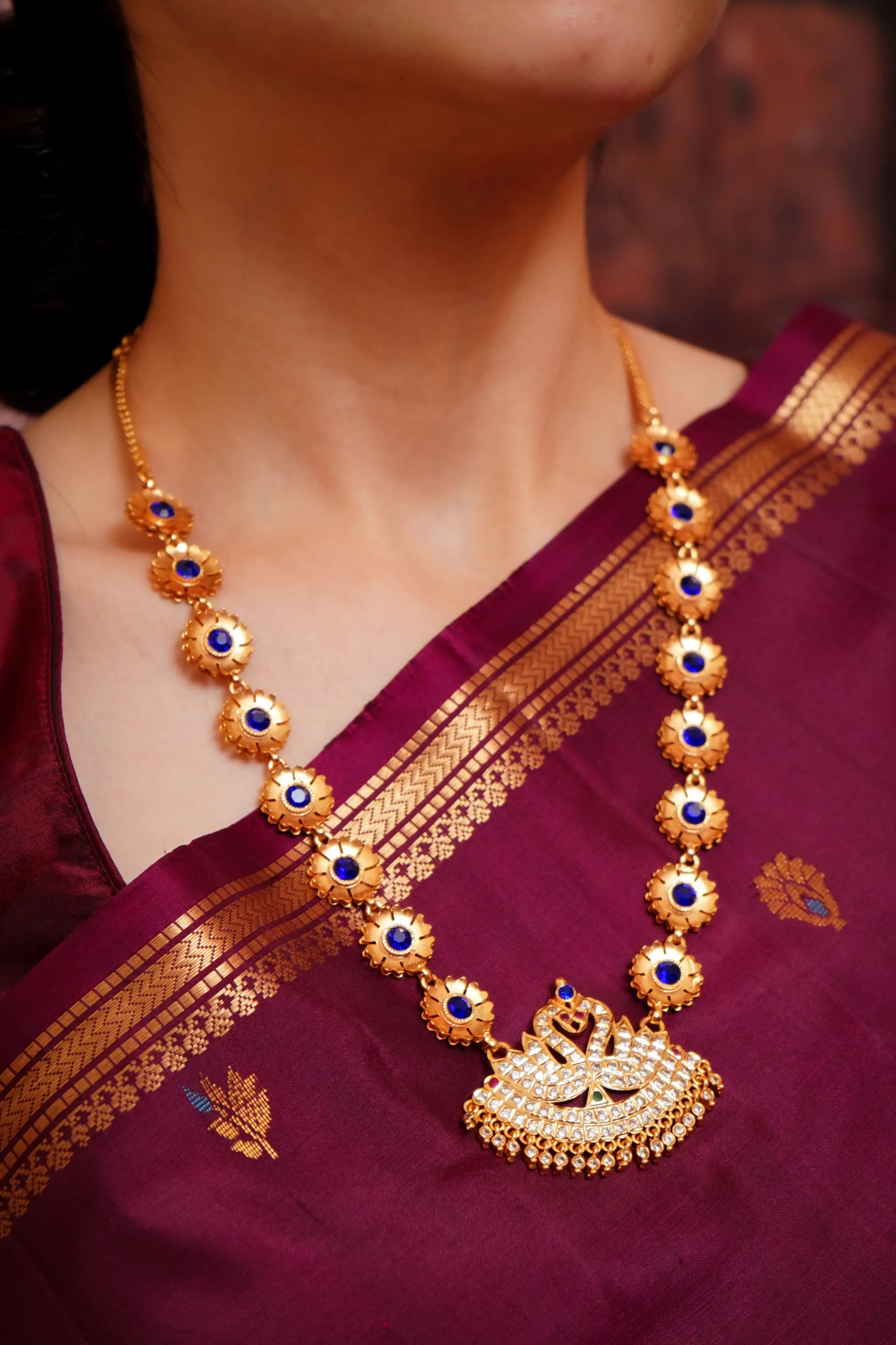 ANJALIDEVI NECKLACE - Queens Jewel Emporium