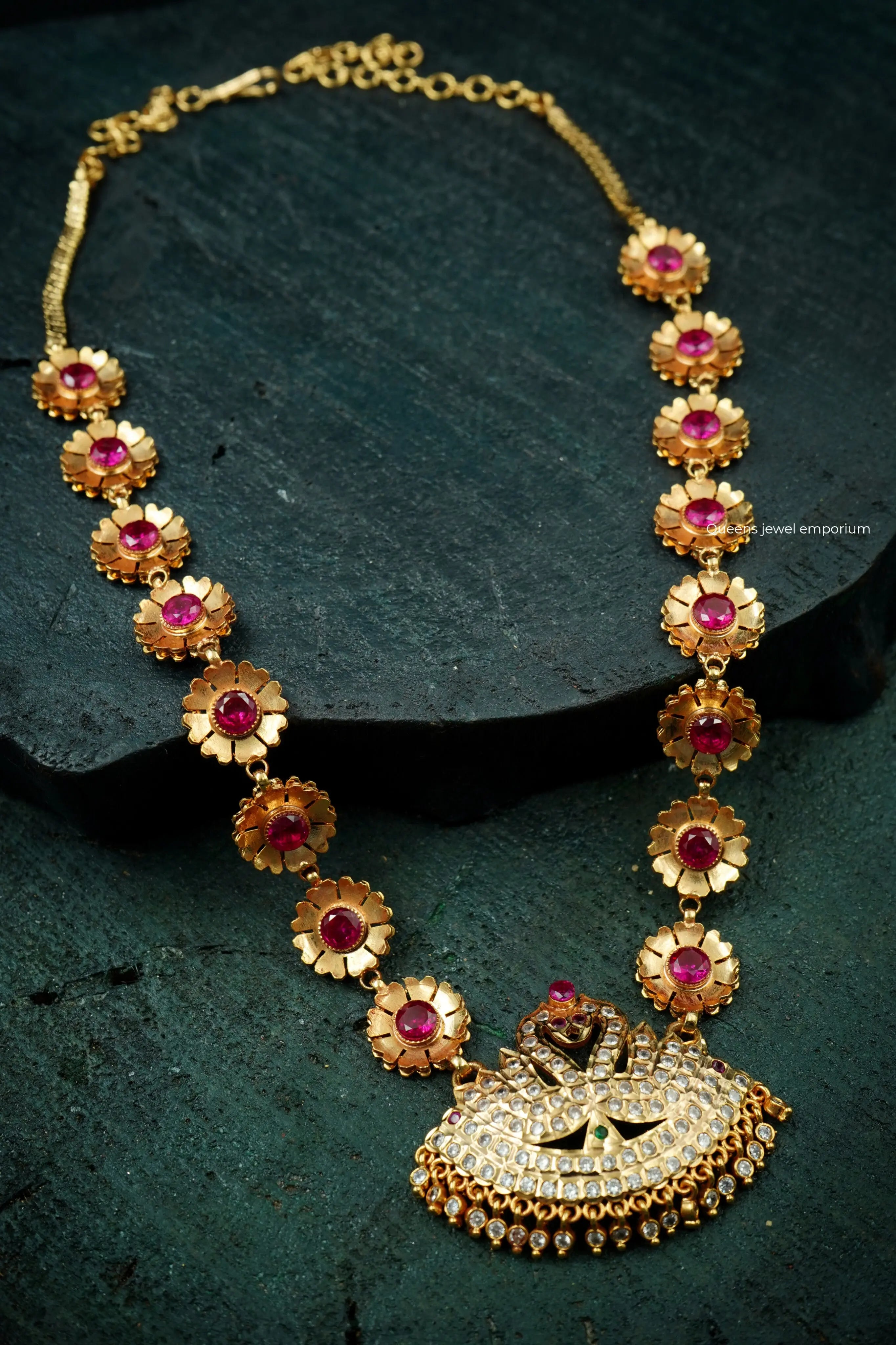 ANJALIDEVI NECKLACE - Queens Jewel Emporium
