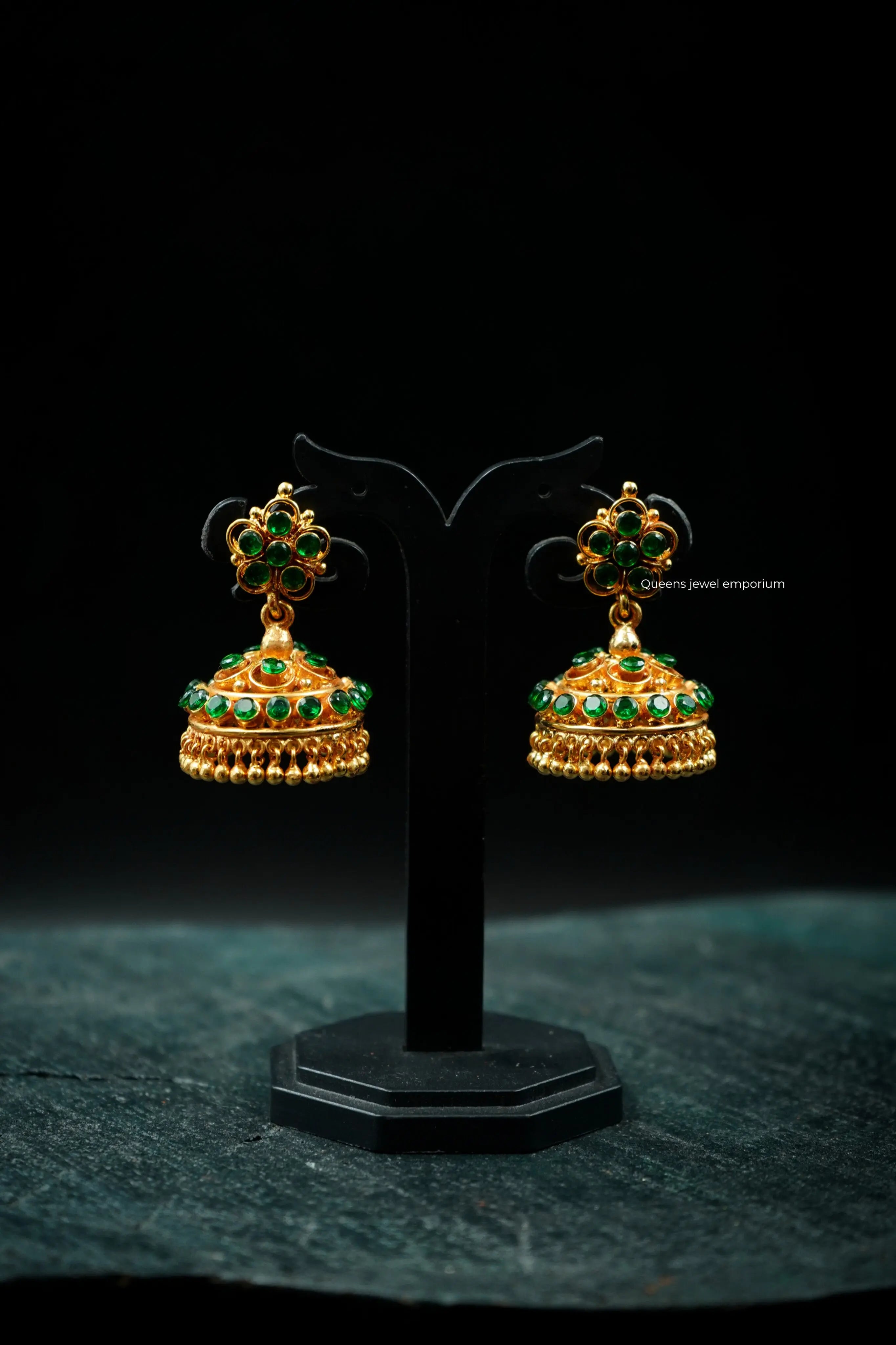 ANURA ZIRCON JHUMKAS - Queens Jewel Emporium