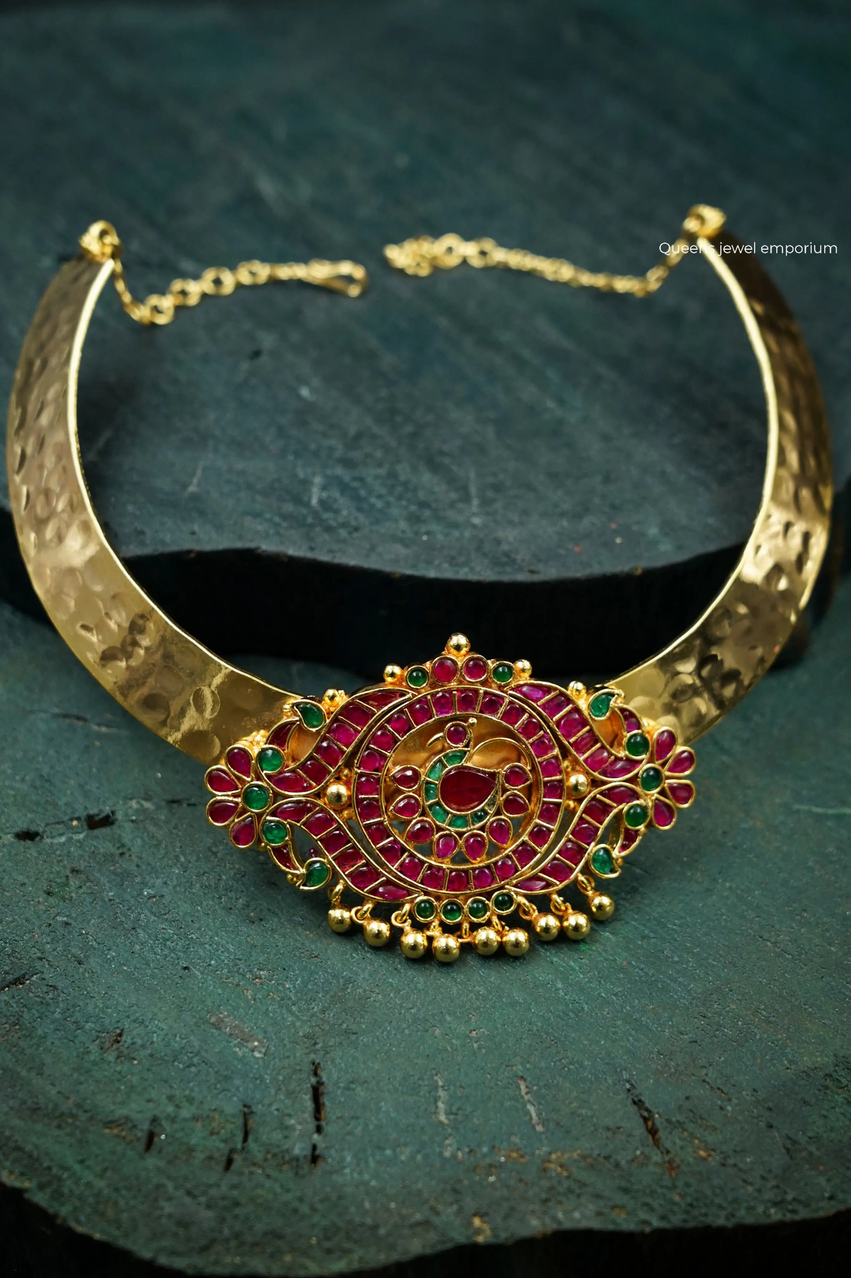 Aathira Hasli Necklace Queens Jewel Emporium