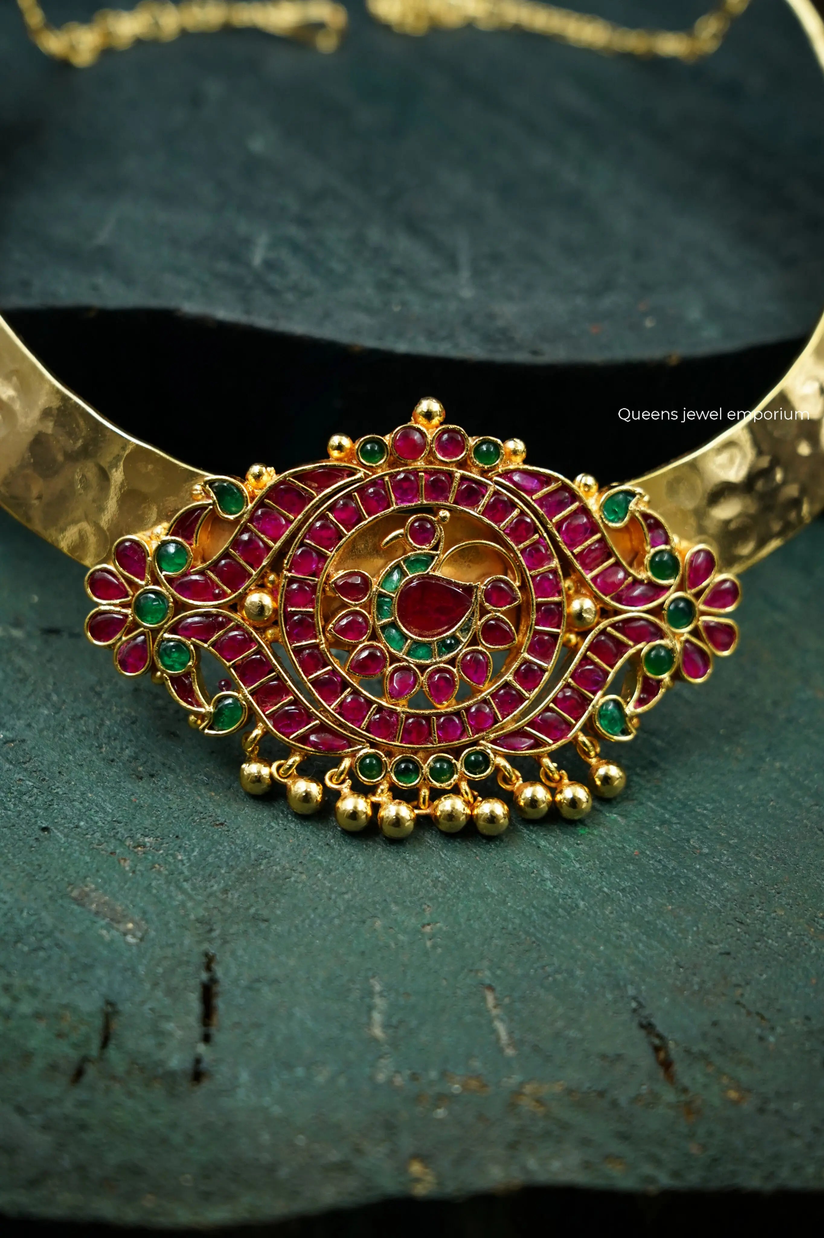 Aathira Hasli Necklace Queens Jewel Emporium