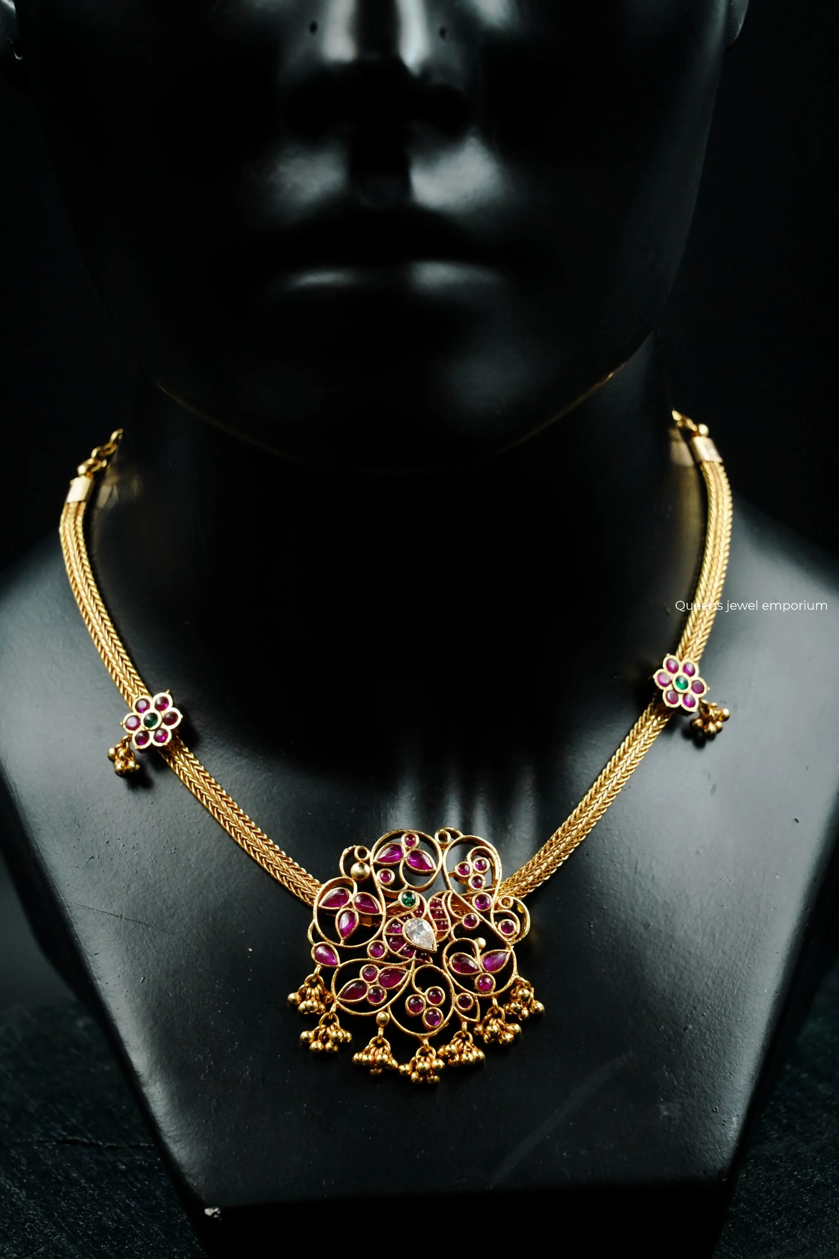 ALANKARI  - ADIGAI NECKLACE - Queens Jewel Emporium